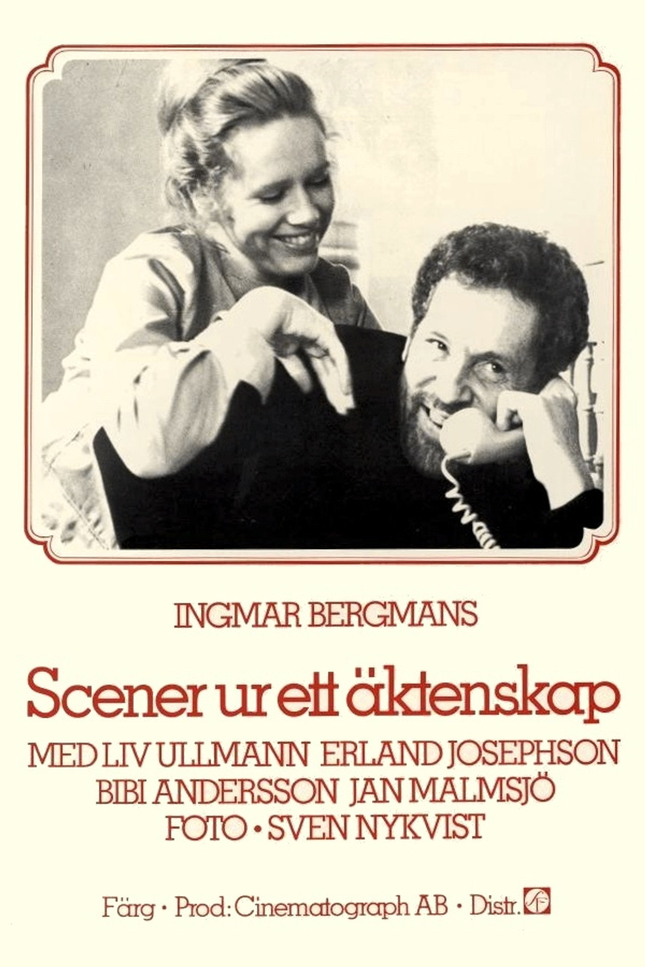 Scener ur ett äktenskap filmaffisch