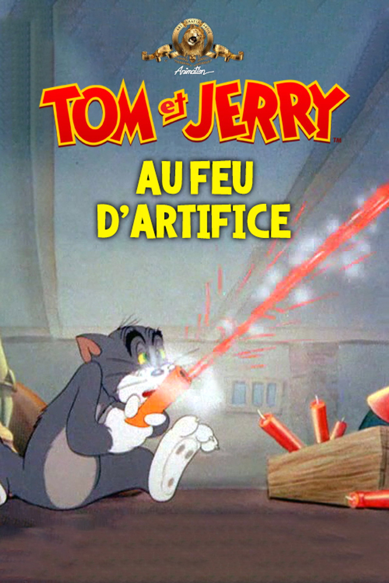 Tom et Jerry au feu d'artifice