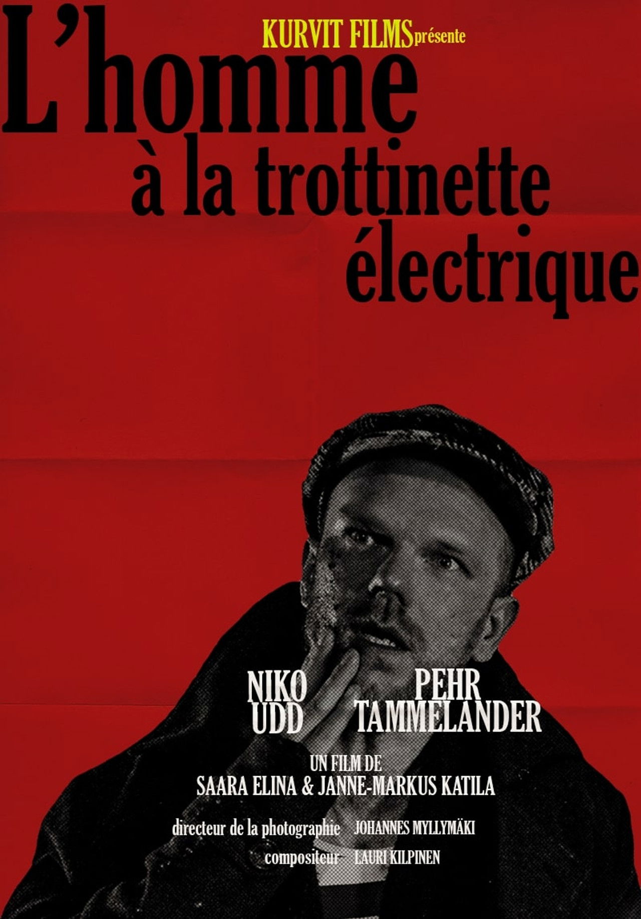 L'homme à la trottinette électrique Backdrop