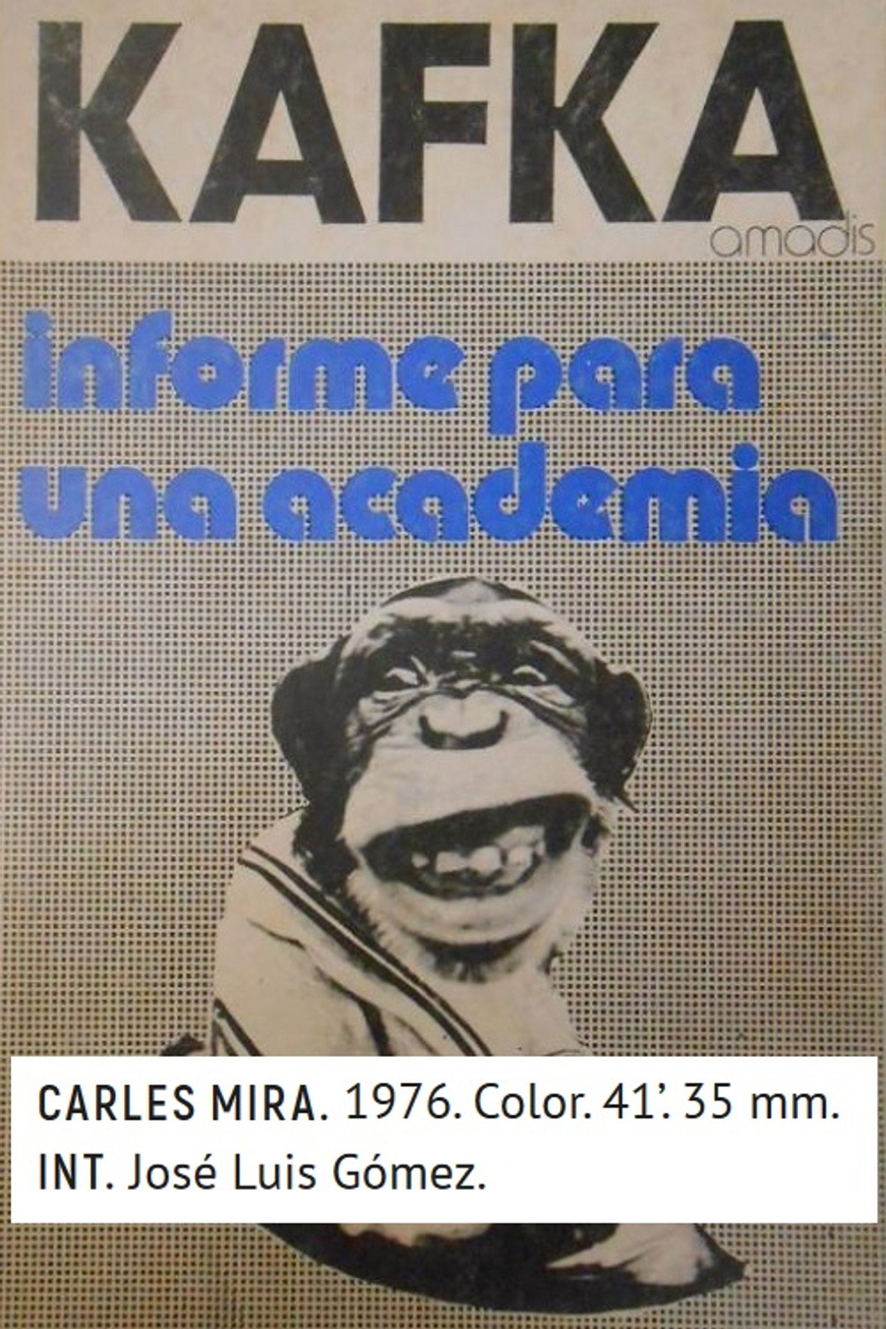 Informe para una academia filmaffisch