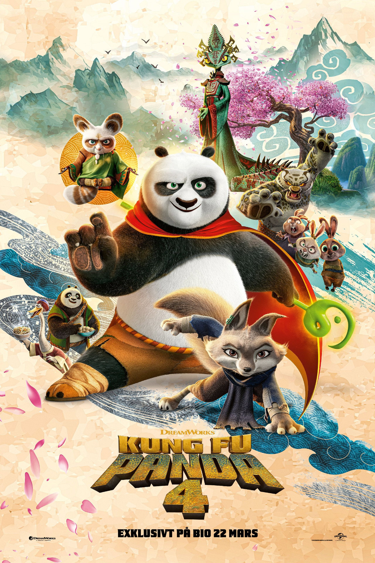 Kung Fu Panda 4 filmaffisch