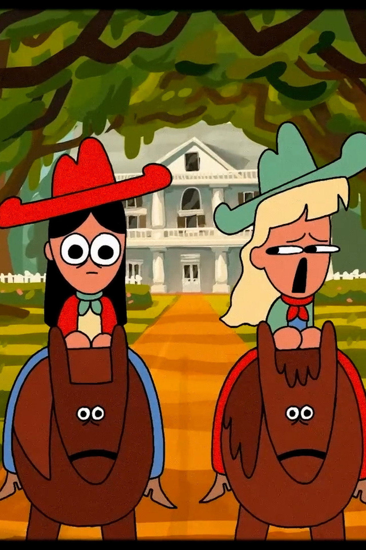 Cowgirlies 01: Pony Express filmaffisch