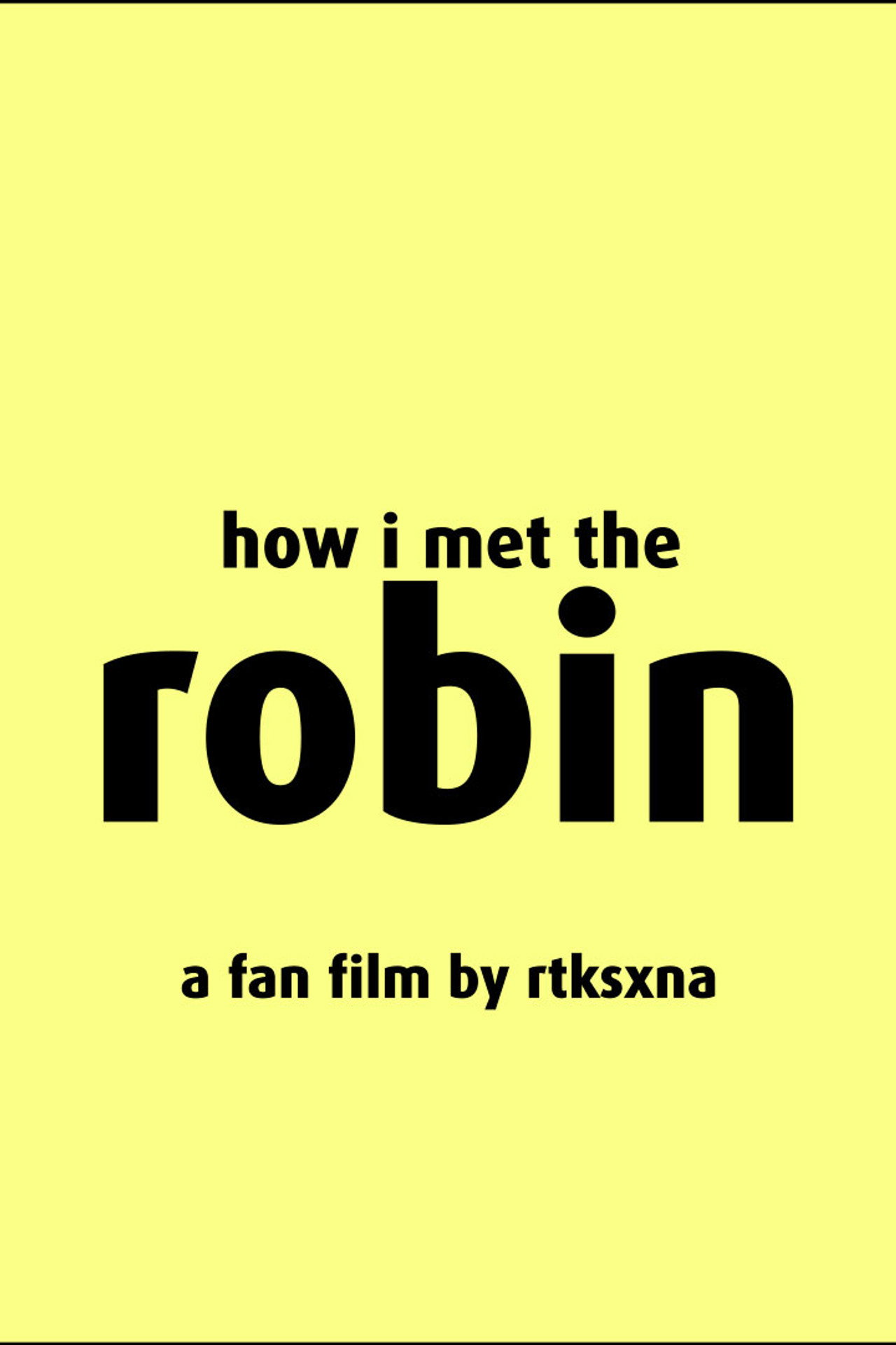 How I Met The Robin Backdrop