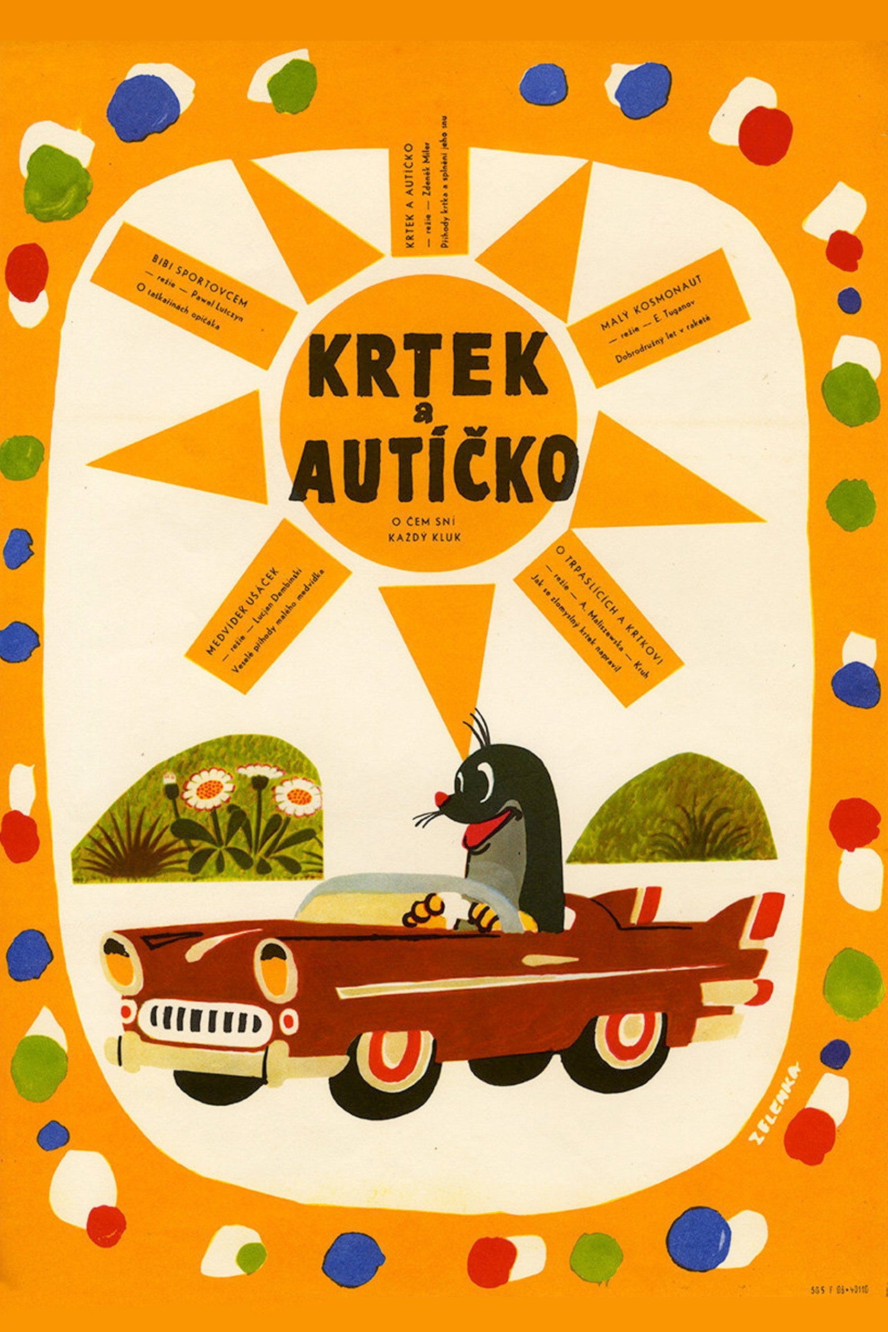 Krtek a autíčko filmaffisch