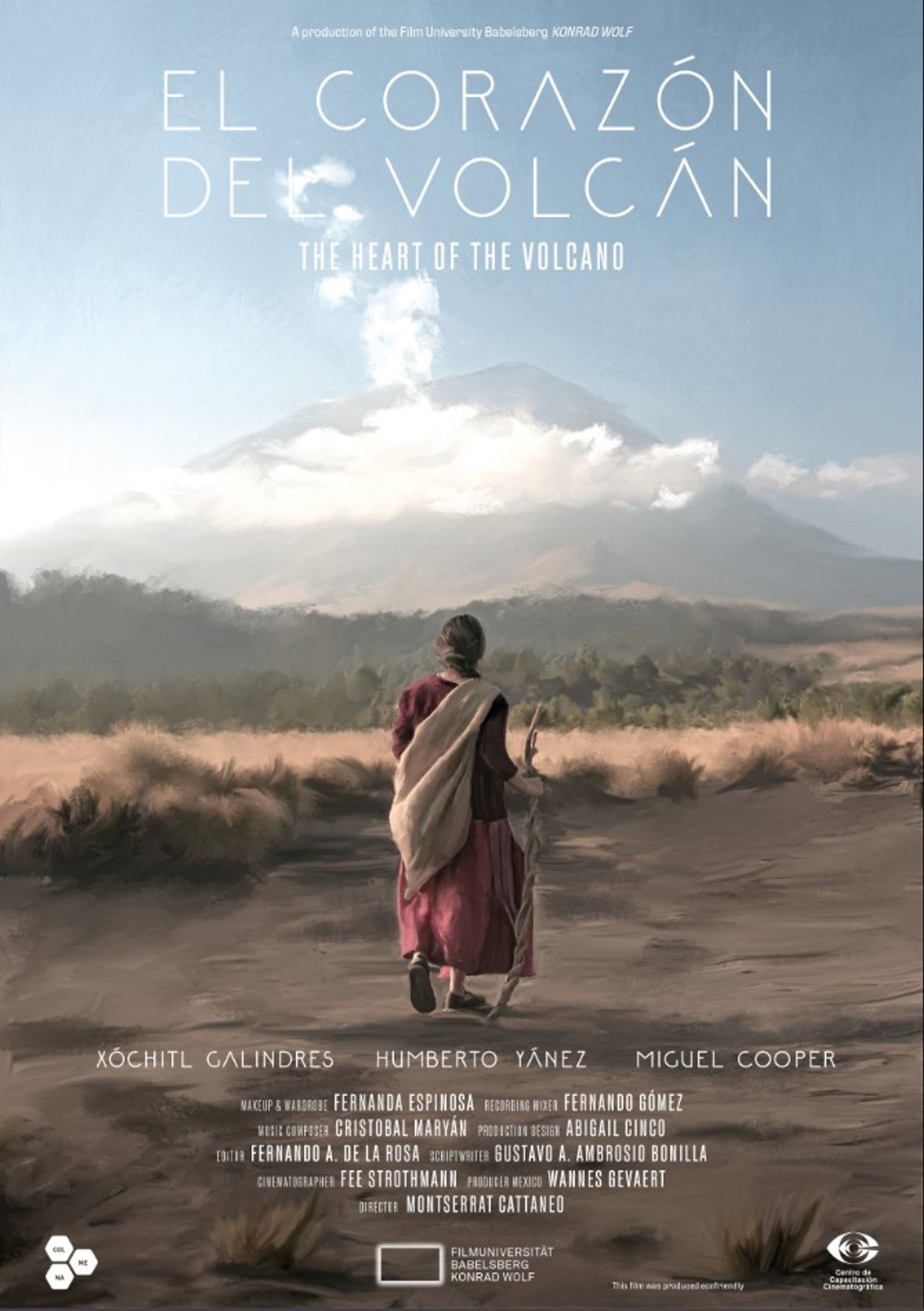 El corazón del volcán Backdrop