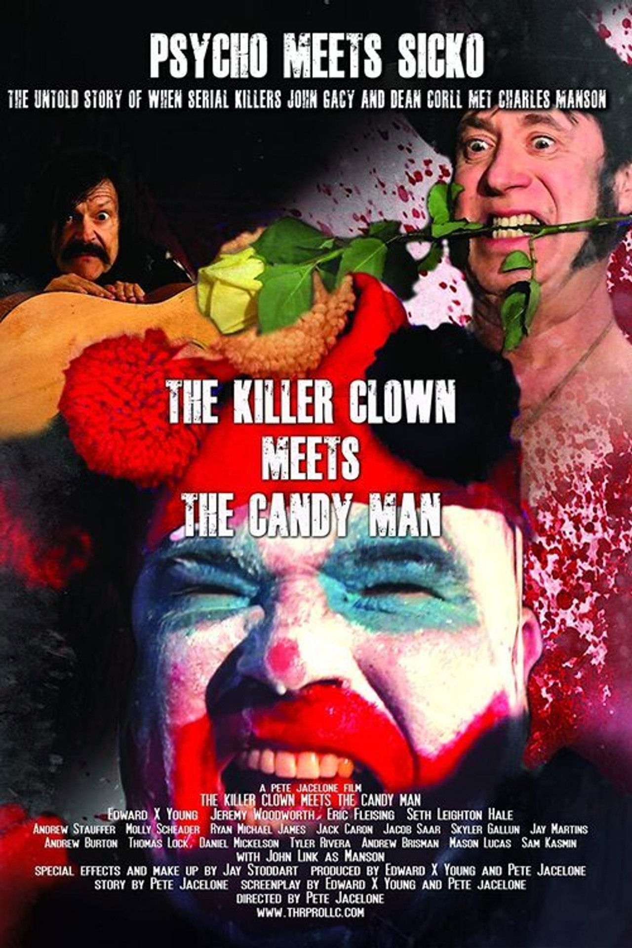 The Killer Clown Meets the Candy Man Backdrop