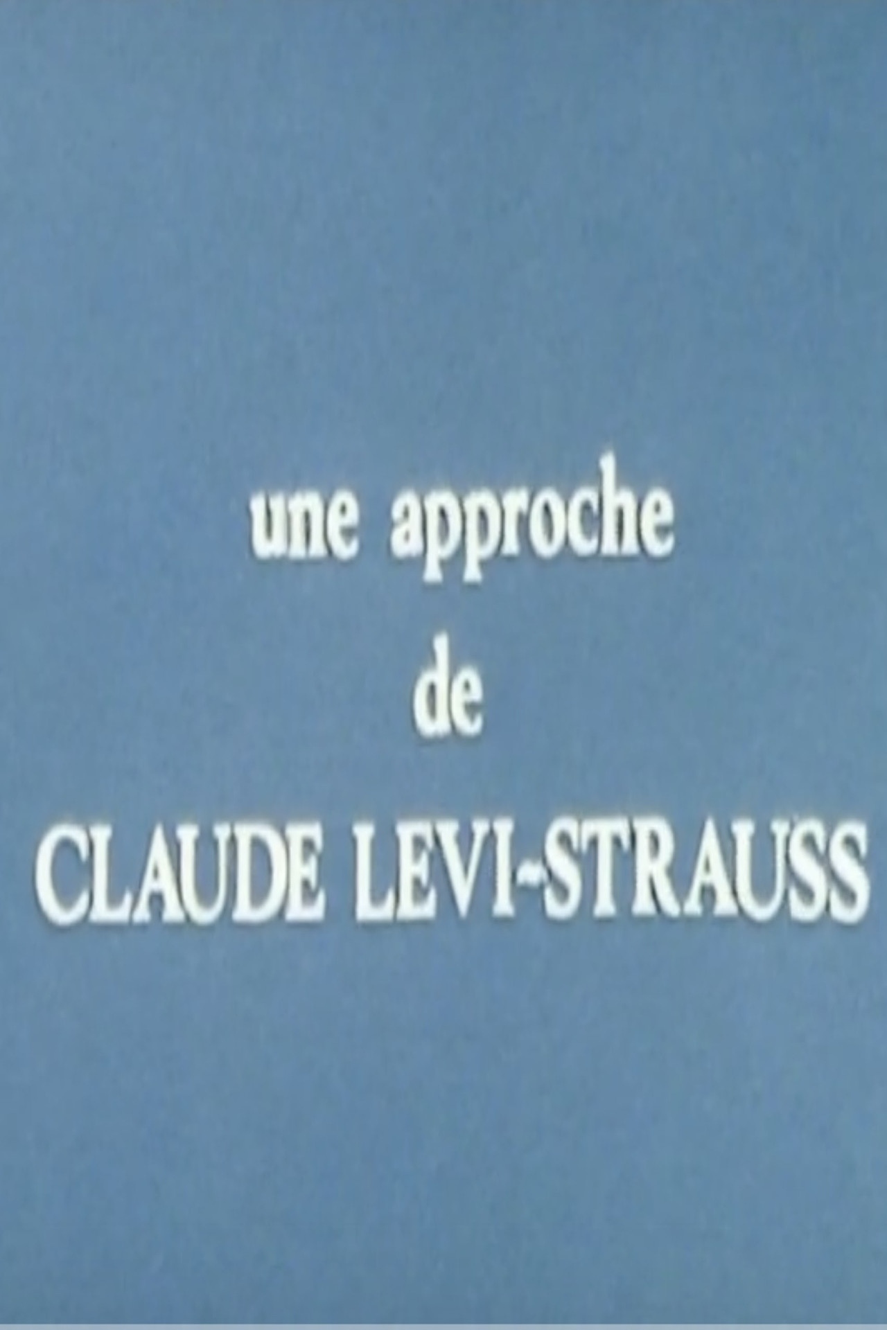Une approche de Claude Lévi-Strauss Backdrop