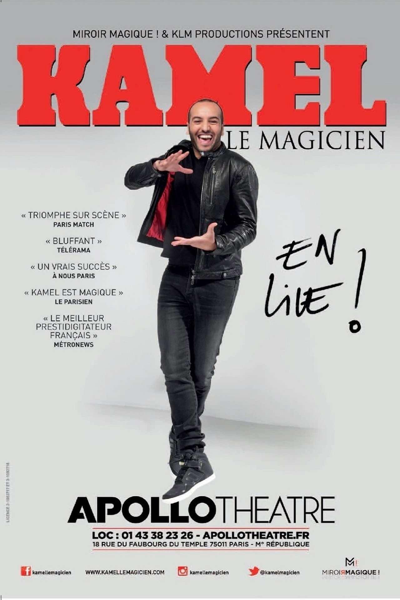 Kamel le Magicien - En live ! filmaffisch