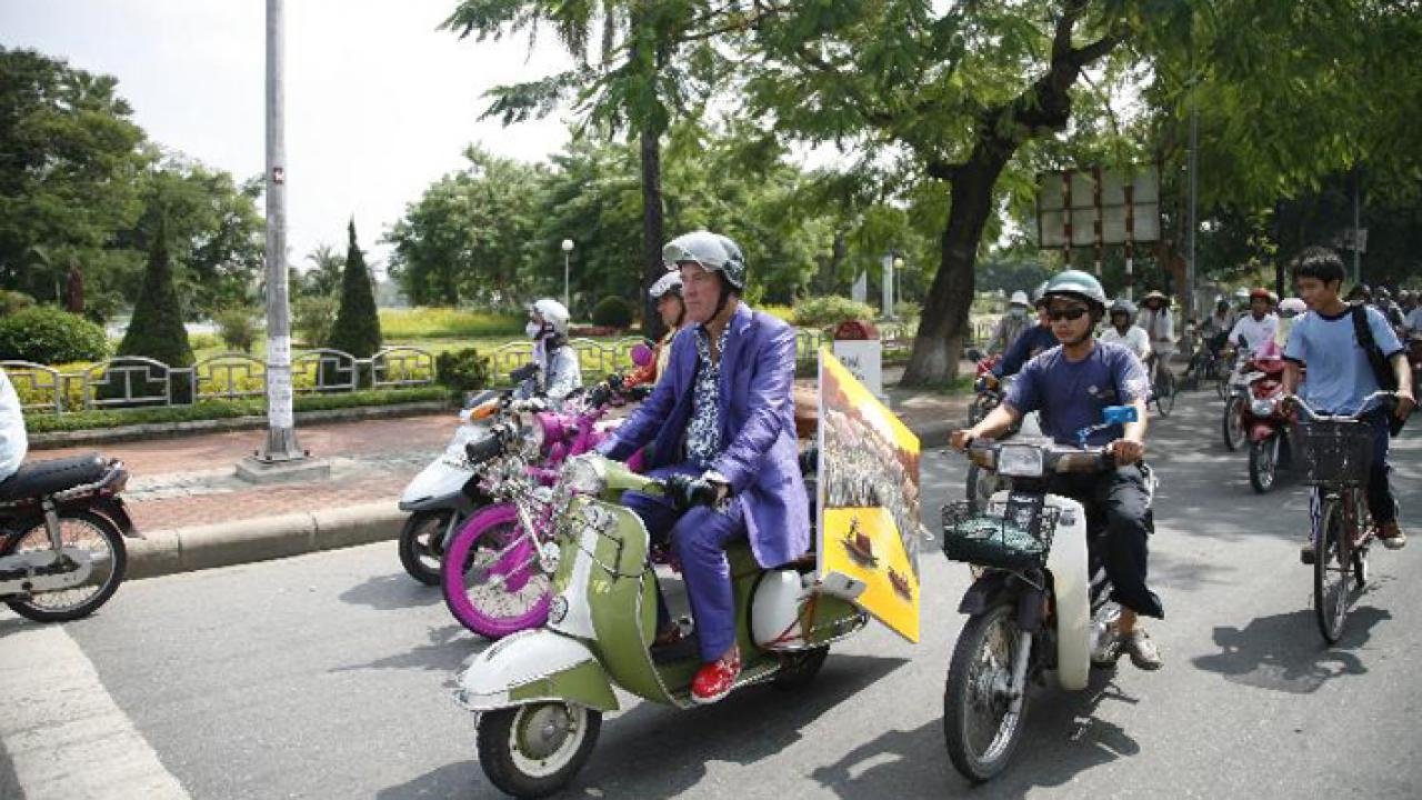 Scen från Top Gear: Vietnam Special