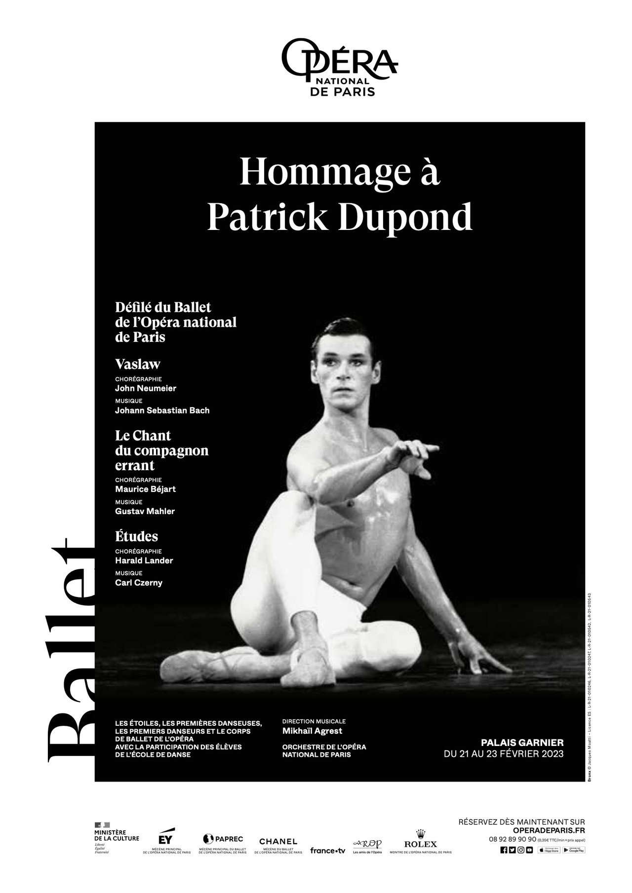 Opéra de Paris : Hommage à Patrick Dupond poster