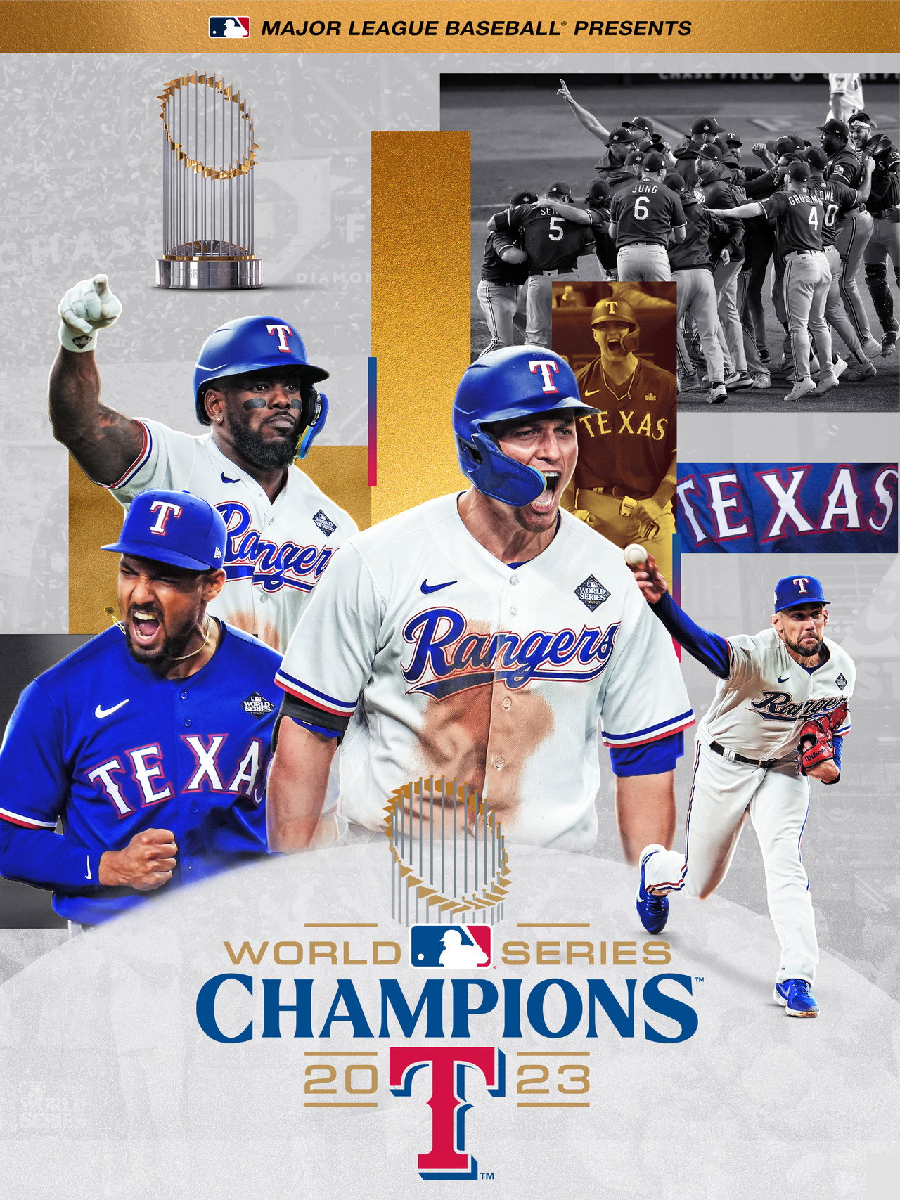 2023 World Series Champions: Texas Rangers filmaffisch