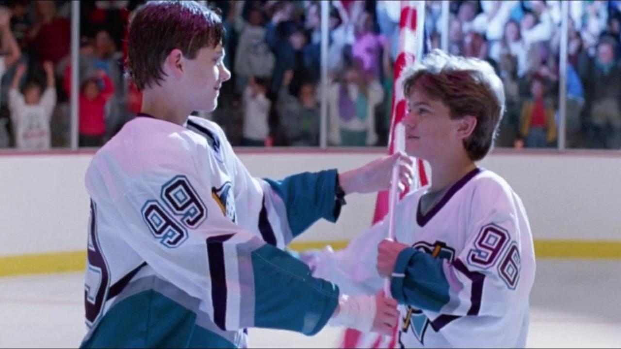 Scen från D2: The Mighty Ducks - mästarna är tillbaka