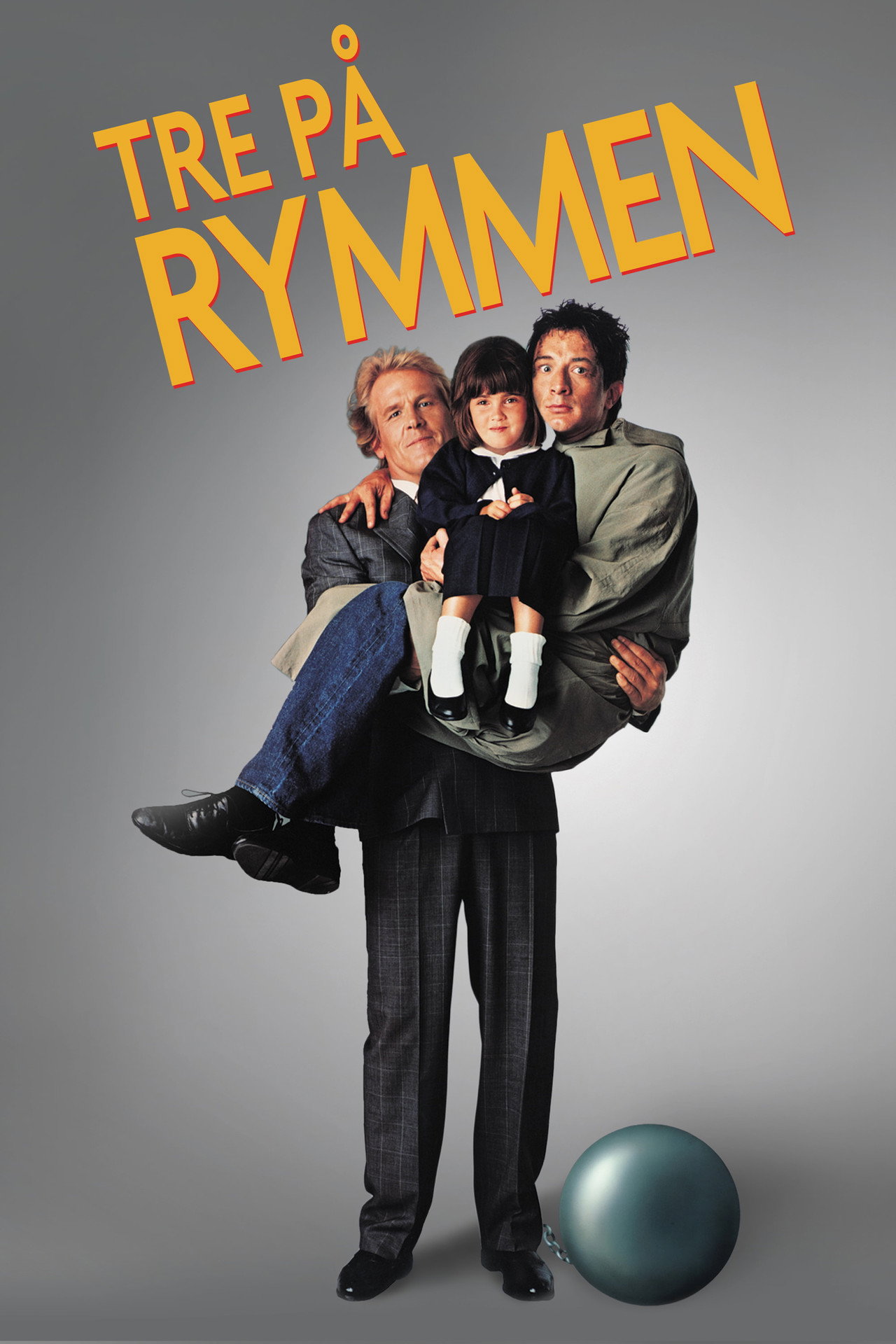 Tre på rymmen filmaffisch