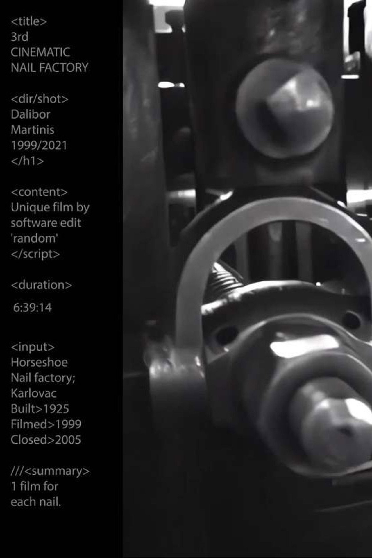 N-th Cinematic Nail Factory, 2021 poster