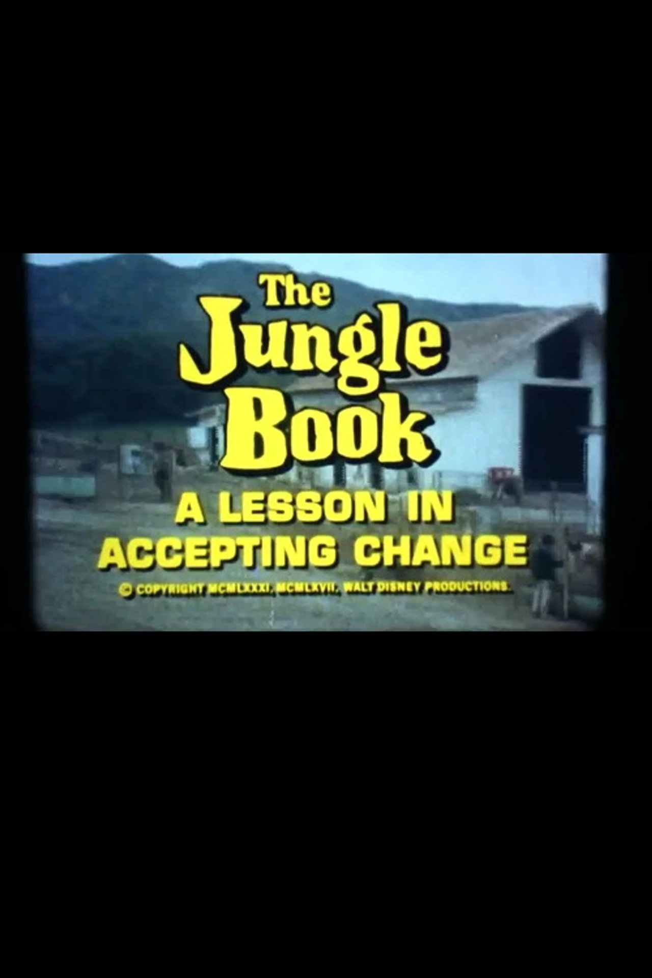 The Jungle Book: A Lesson in Accepting Change filmaffisch