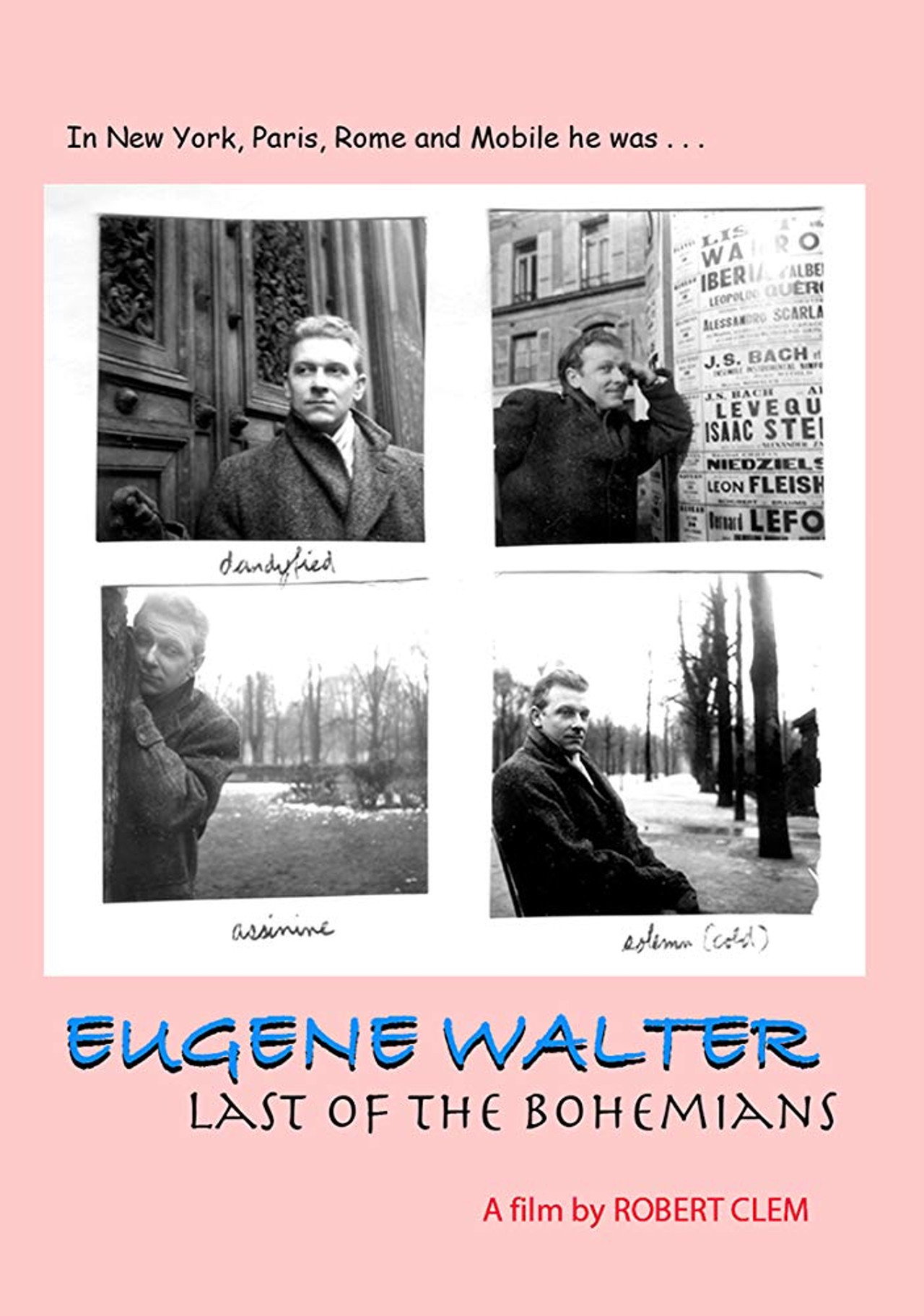 Eugene Walter: Last of the Bohemians filmaffisch