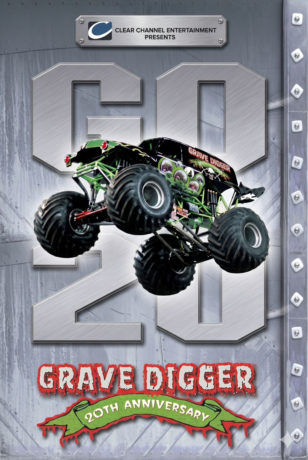 GD20: Grave Digger 20th Anniversary Backdrop