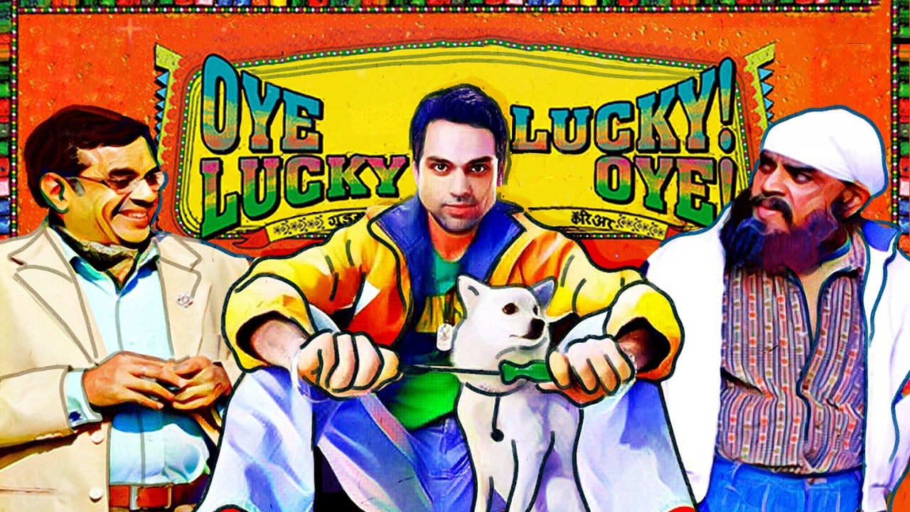 Oye Lucky! Lucky Oye! background