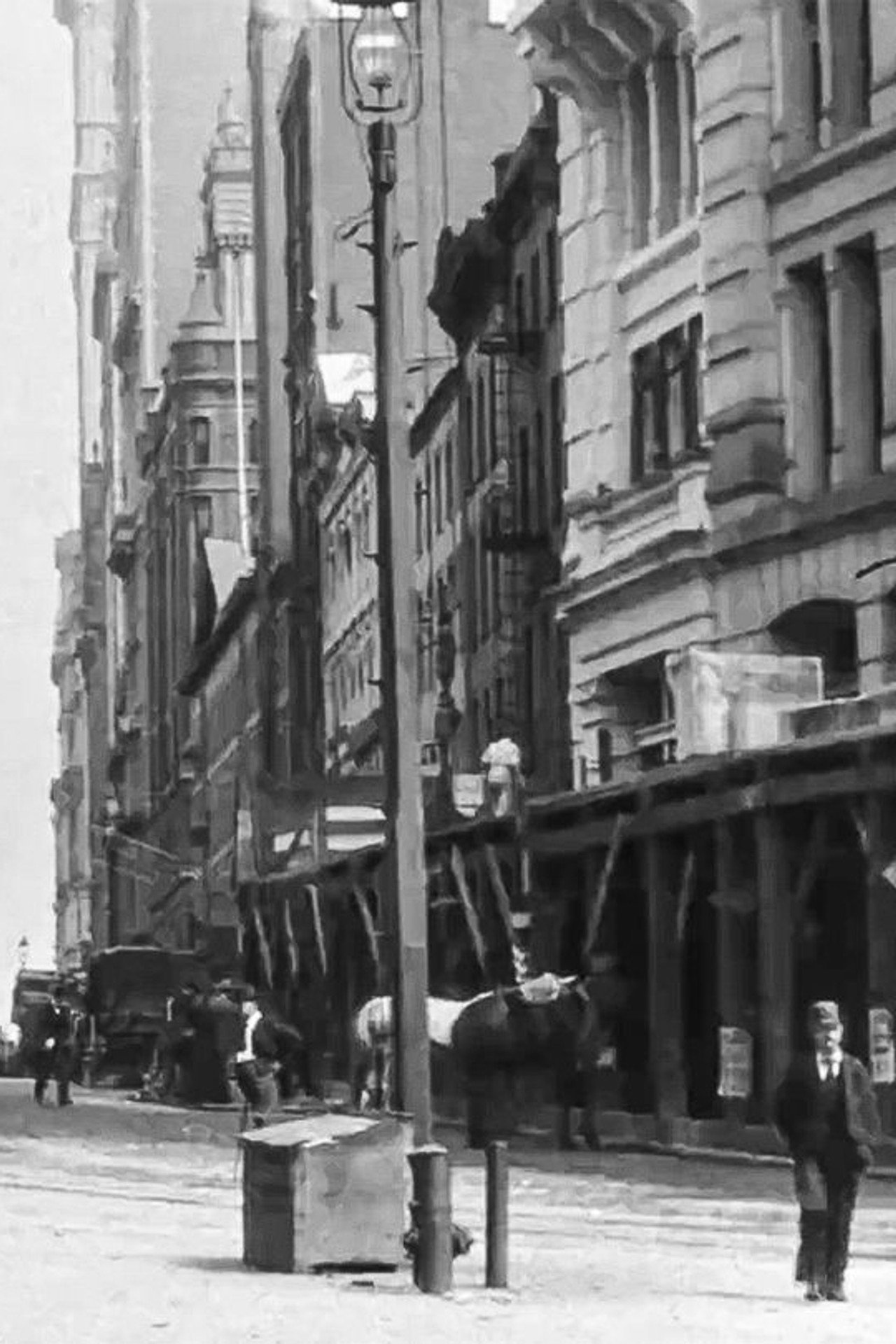View on Boulevard, New York City poster