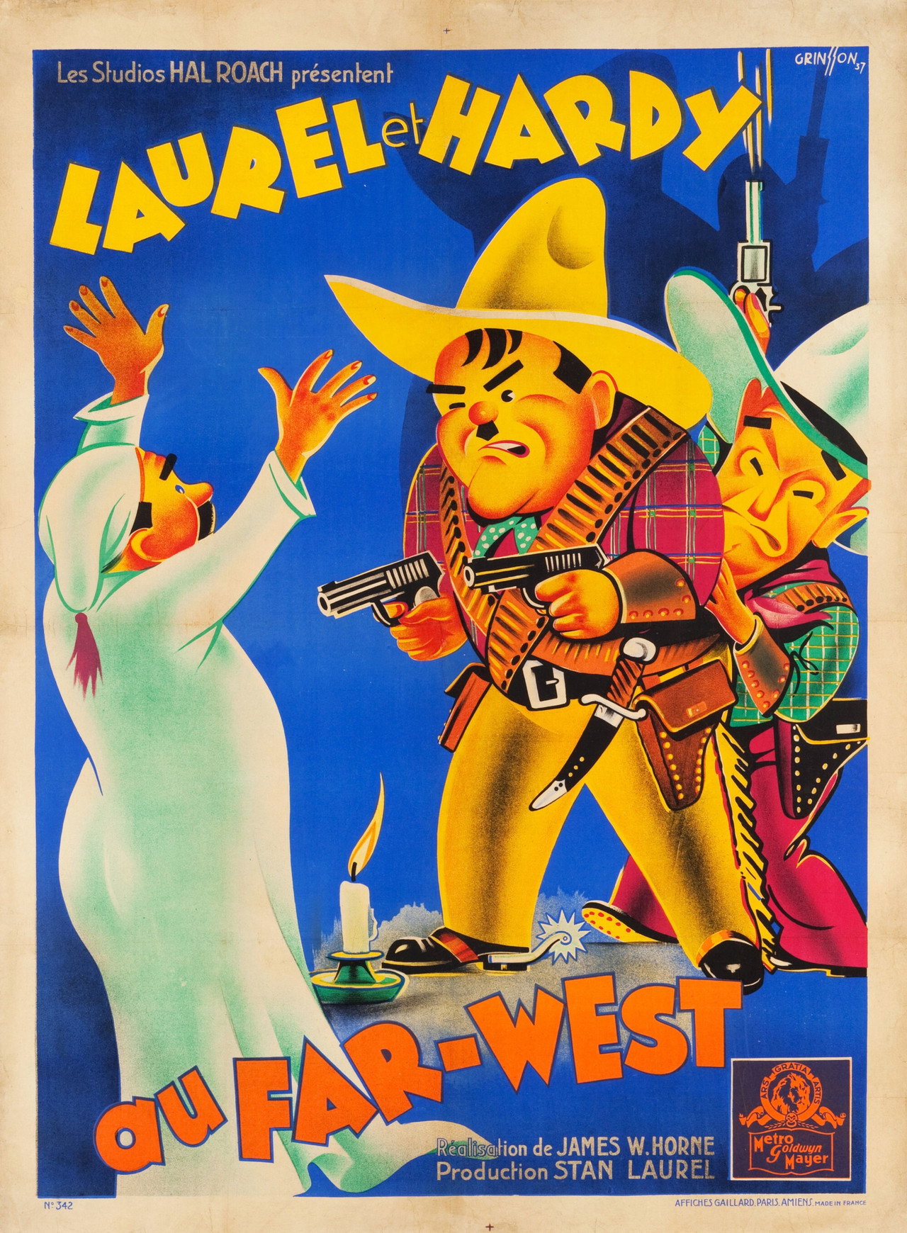 Laurel Et Hardy - Au Far West poster
