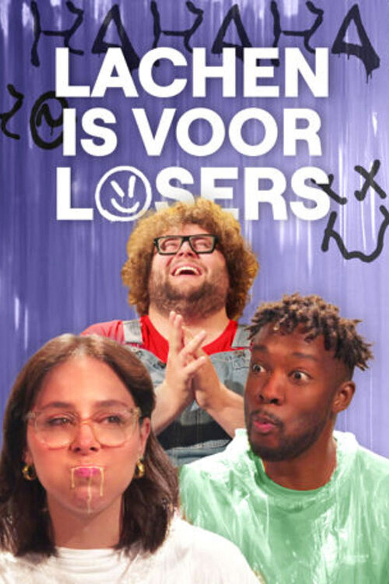 Lachen is voor losers affisch
