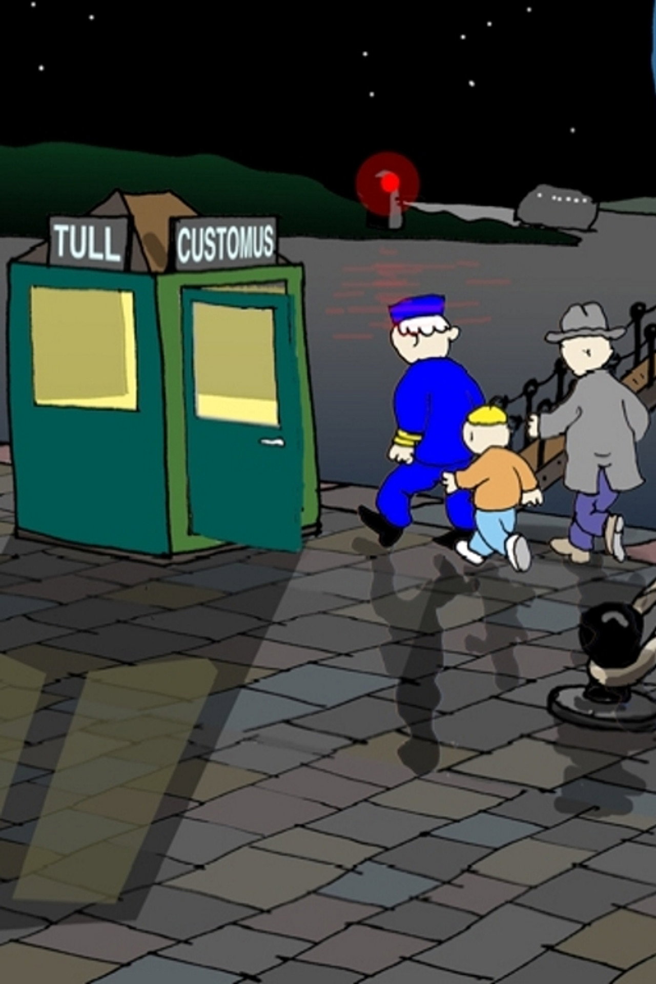 Big Time Smugglers Backdrop