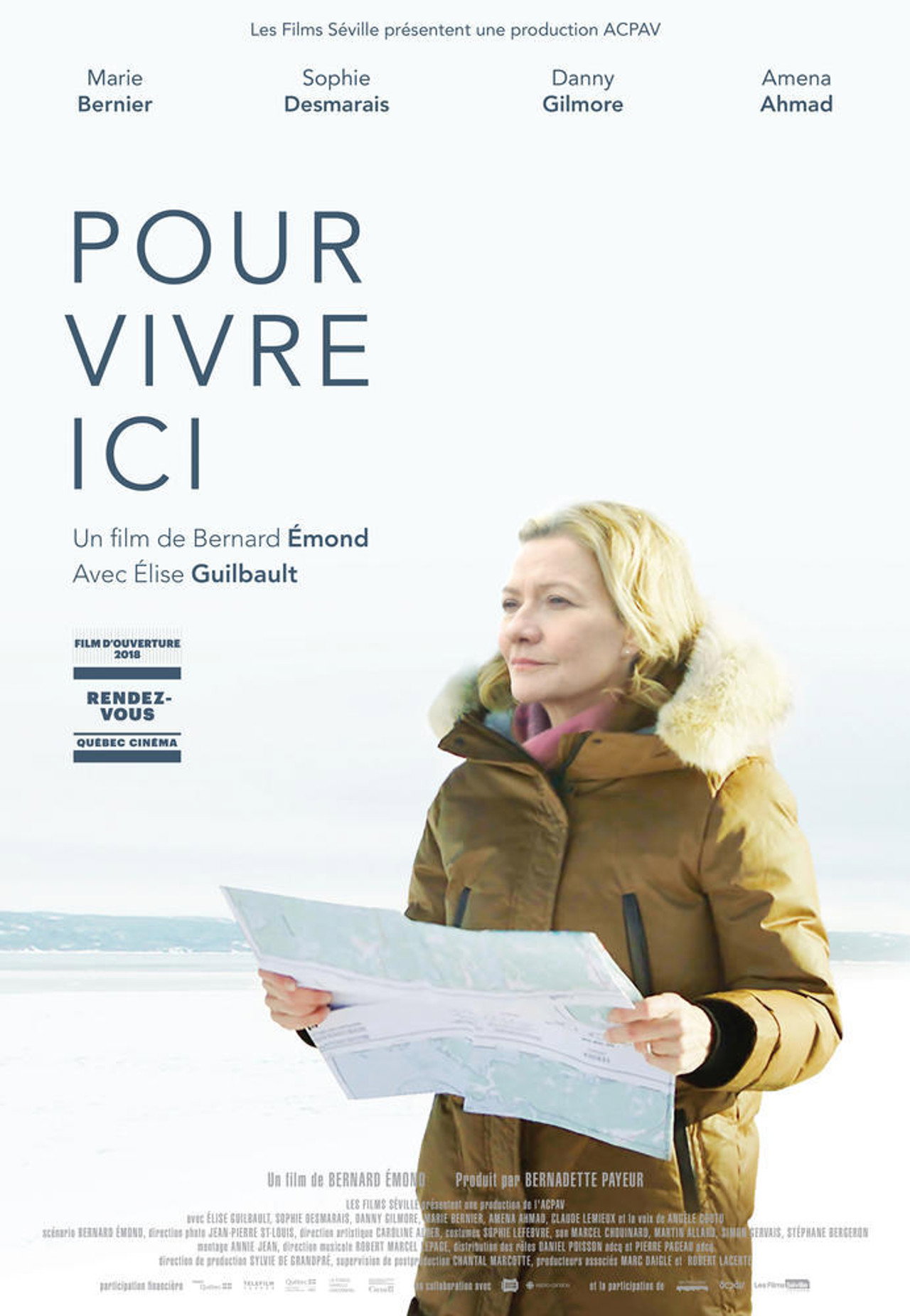 Pour vivre ici filmaffisch