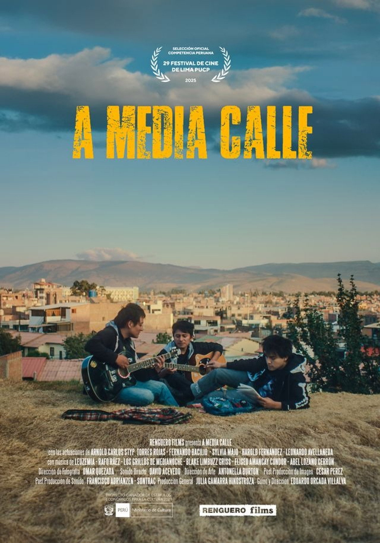 A media calle filmaffisch