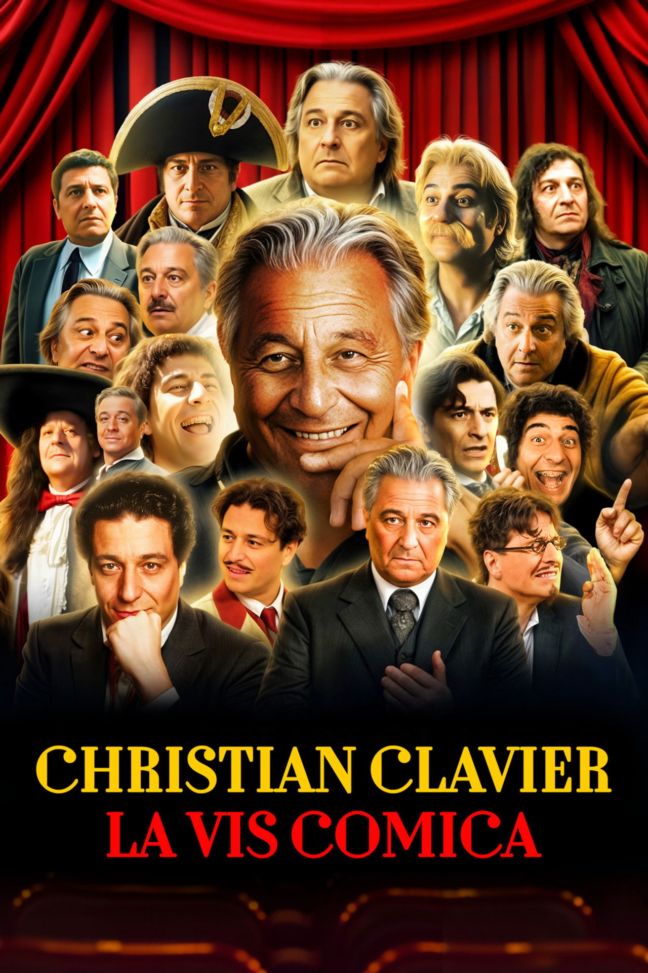 Christian Clavier: La Vis Comica poster