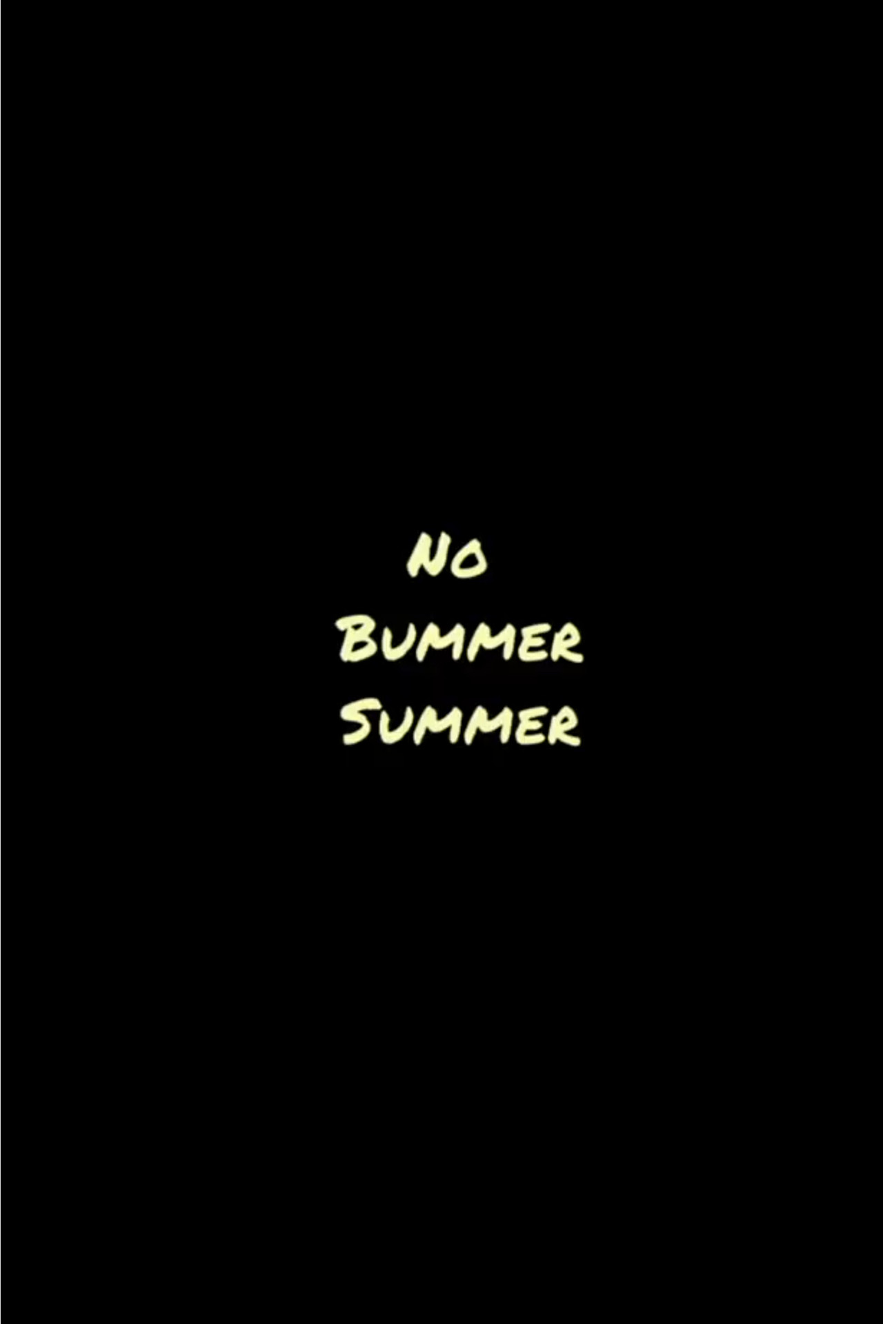 No Bummer Summer filmaffisch