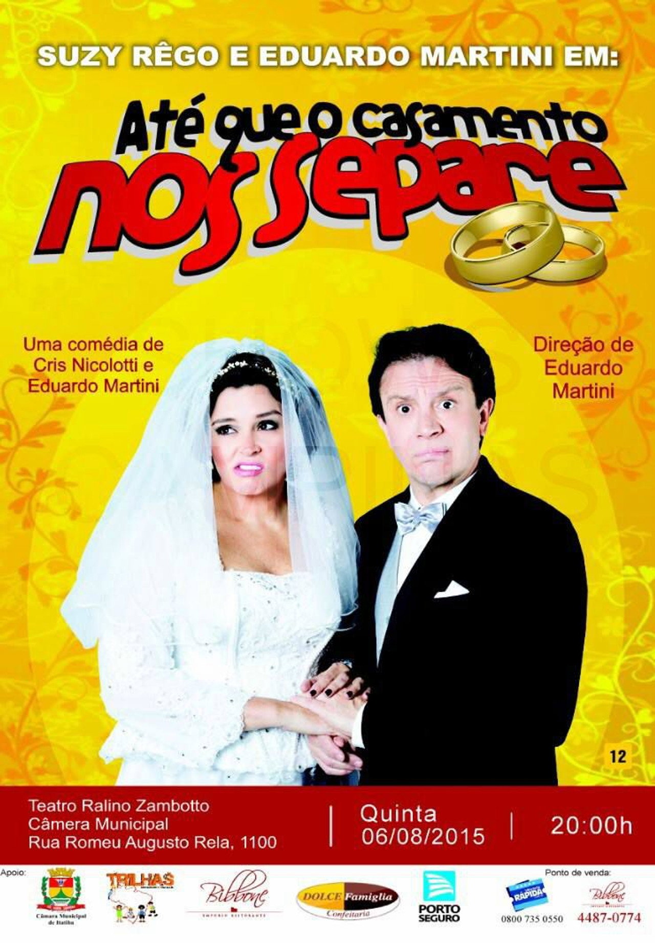 Até que o Casamento nos Separe Backdrop