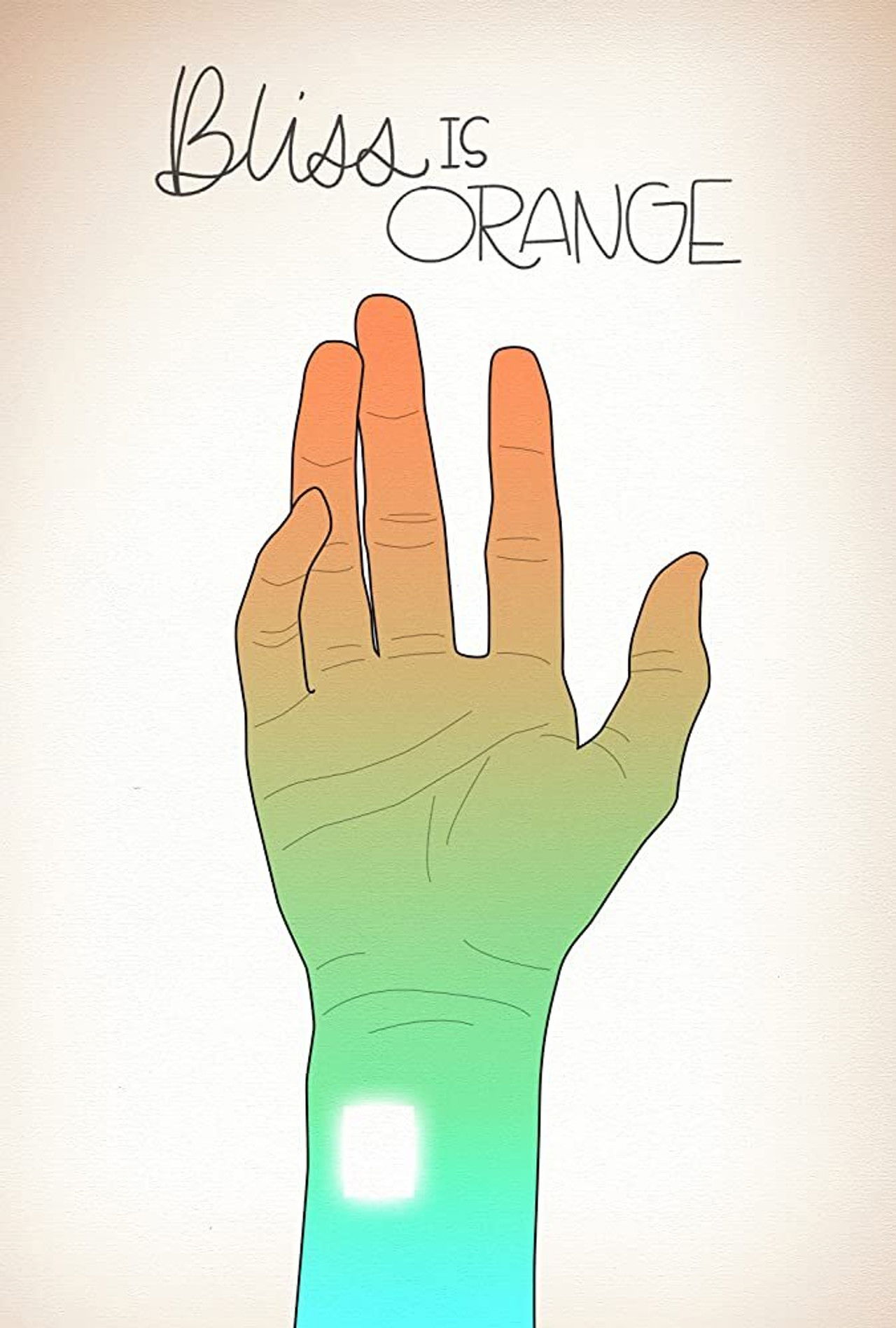 Bliss Is Orange Backdrop