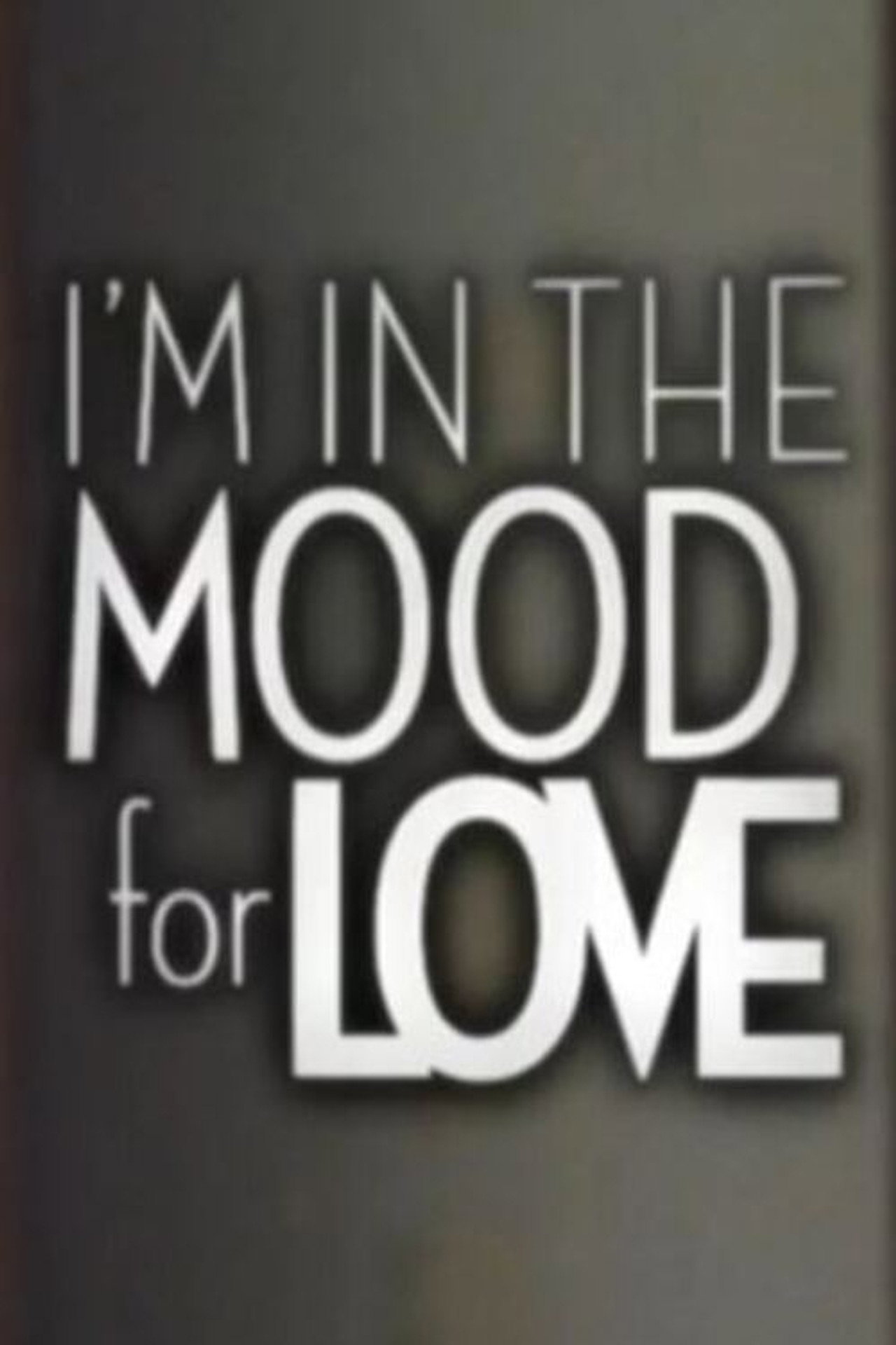I'm in the Mood for Love filmaffisch