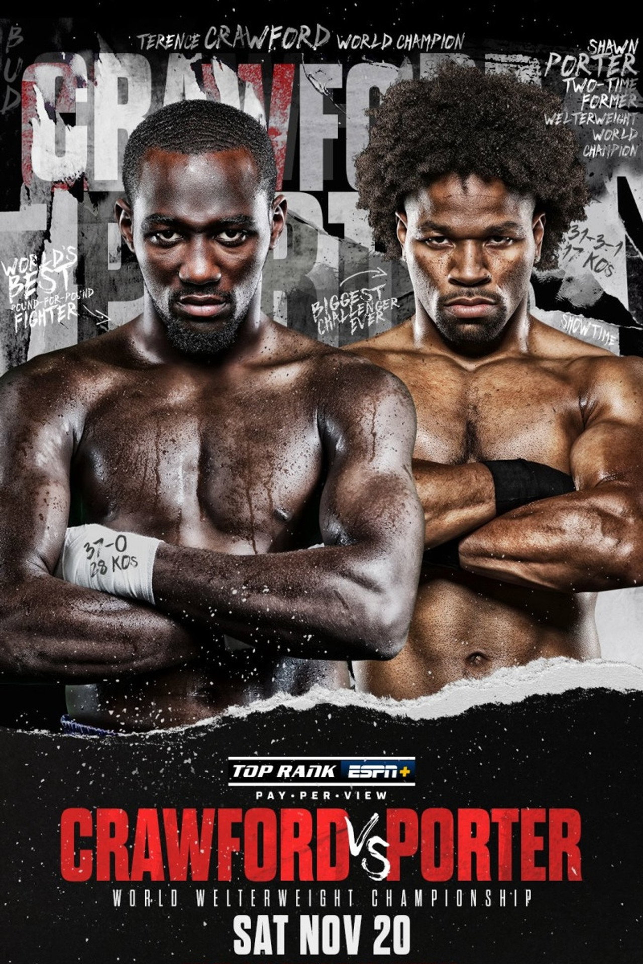 Terence Crawford vs. Shawn Porter filmaffisch