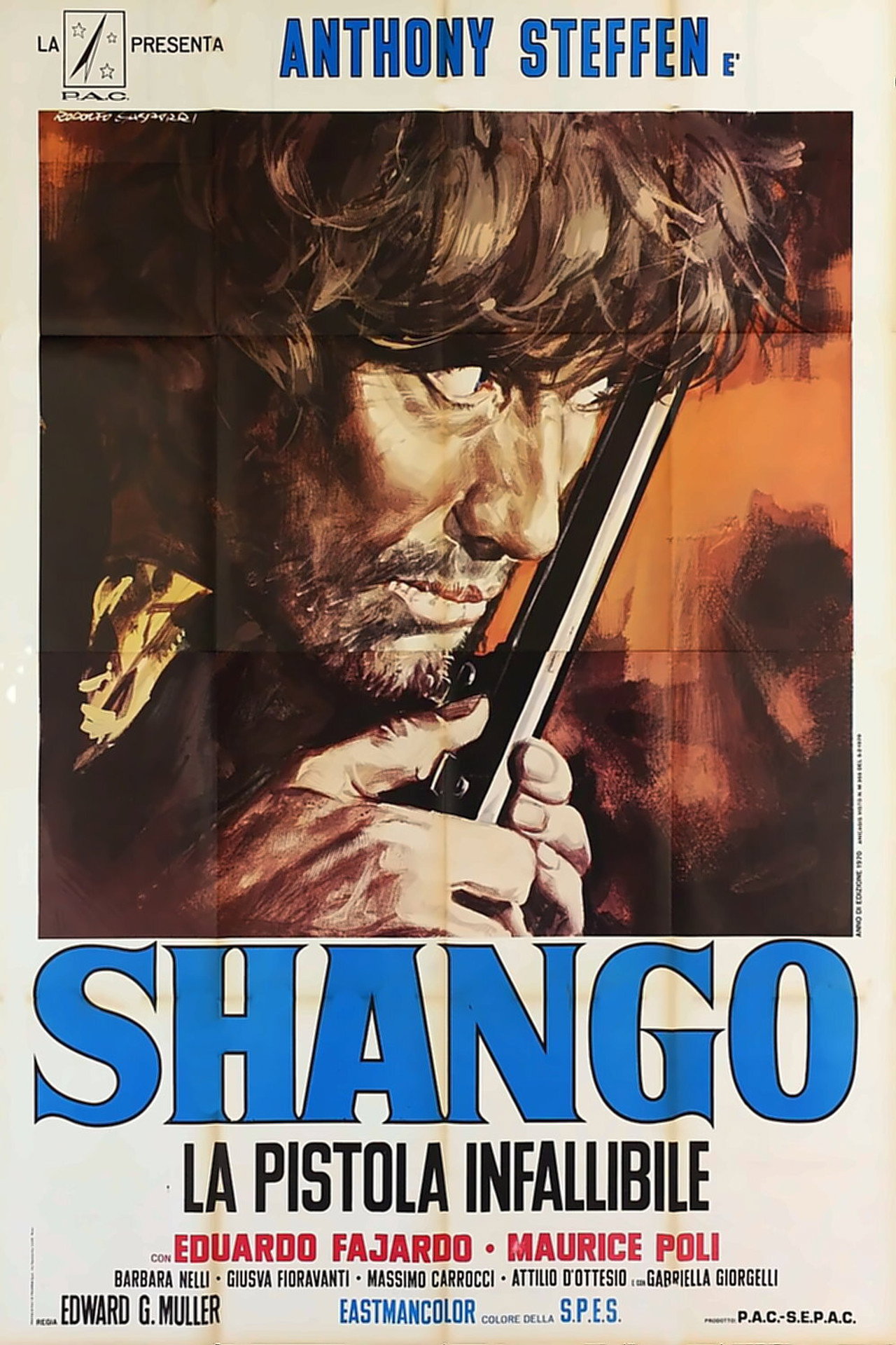 Shango, la pistola infallibile filmaffisch