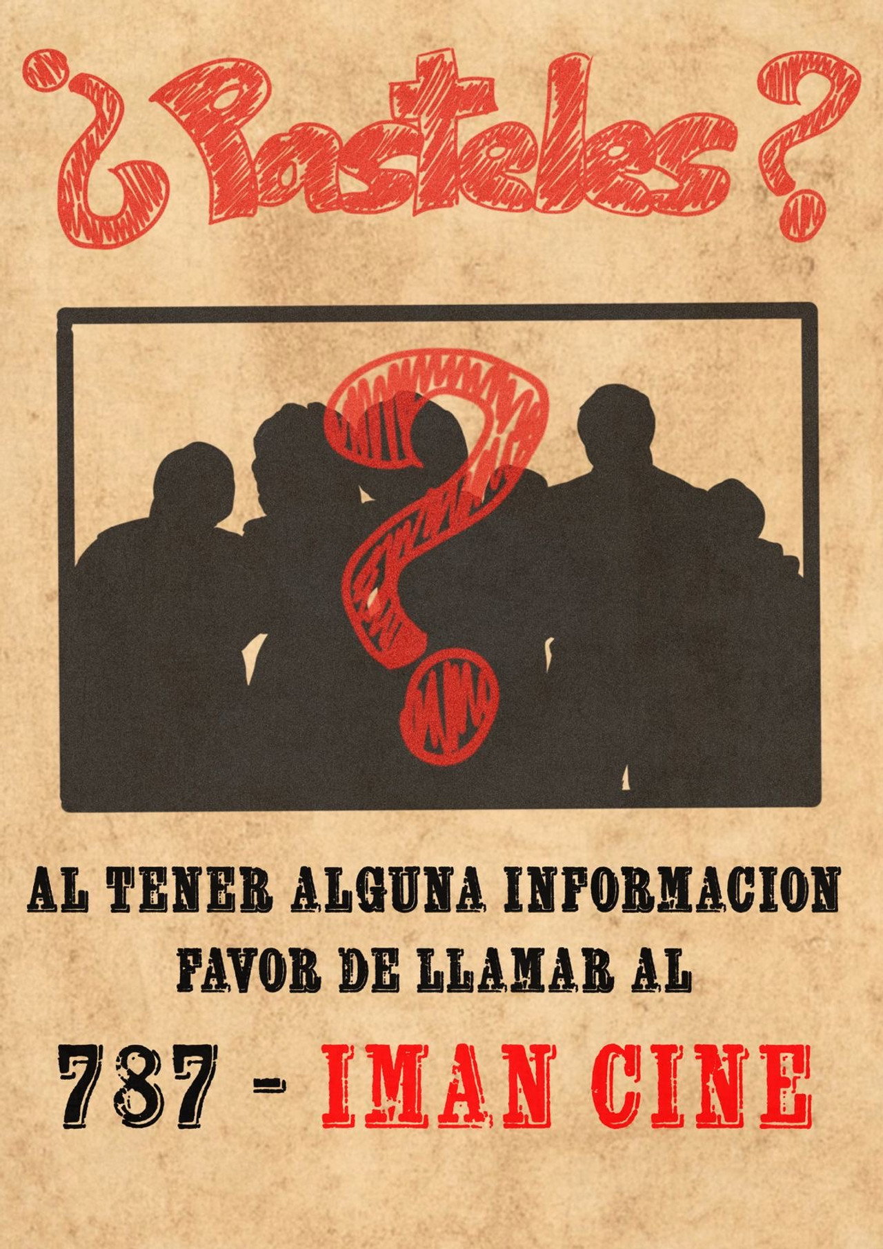 ¿Pasteles? filmaffisch