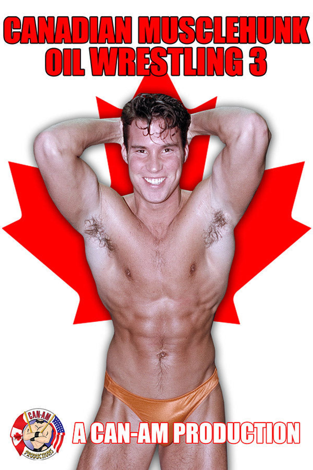 Canadian Musclehunk Oil Wrestling 3 Backdrop
