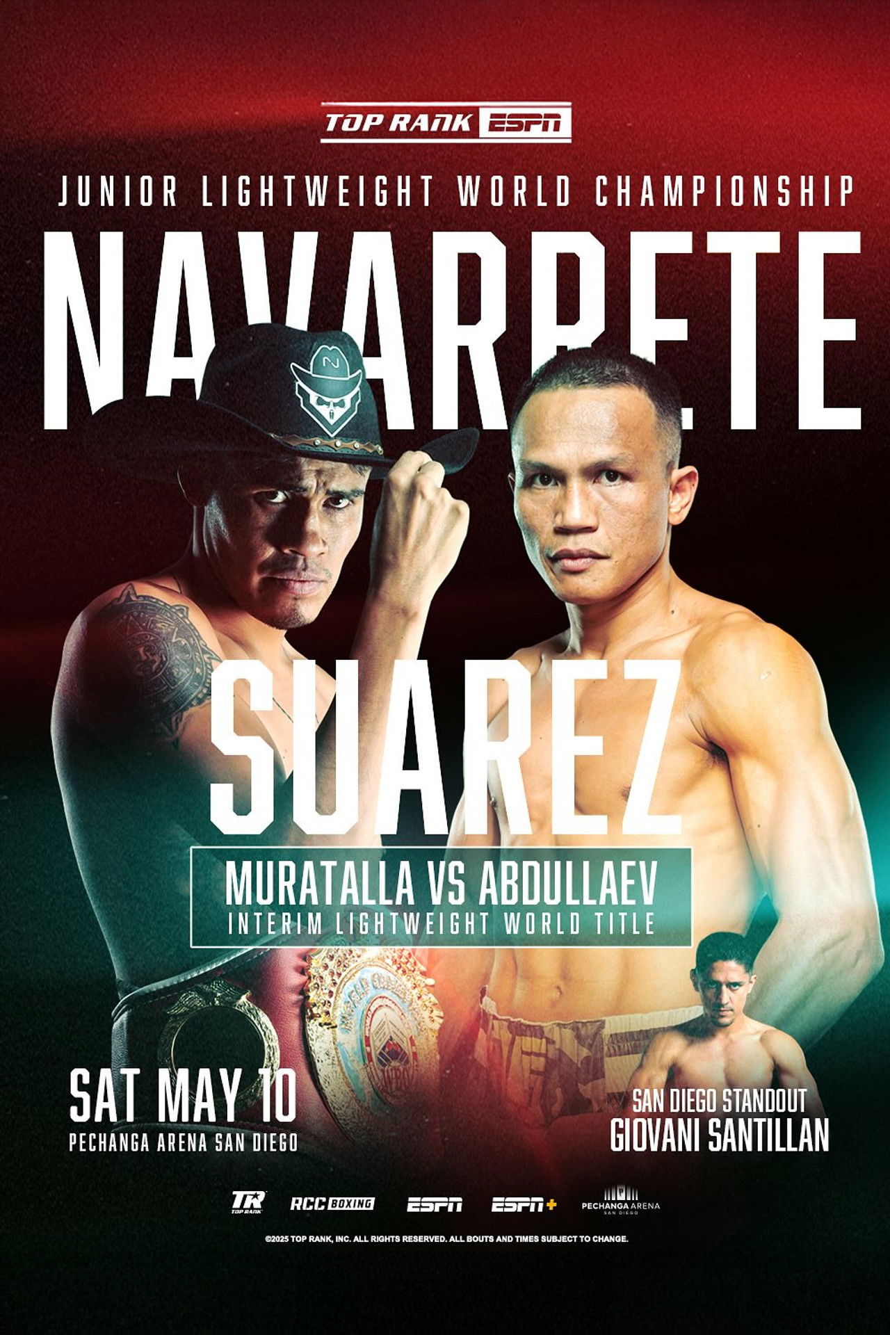 Emanuel Navarrete vs. Charly Suarez