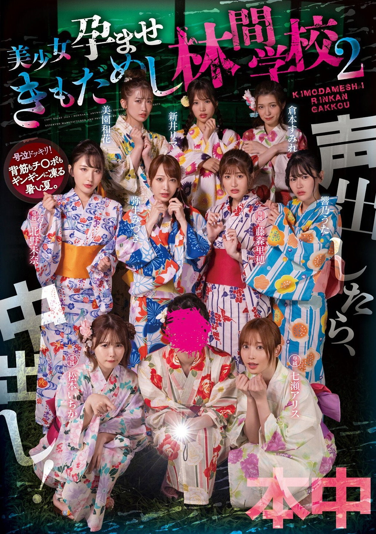 声出したら中出し!美少女孕ませきもだめし林間学校2 filmaffisch