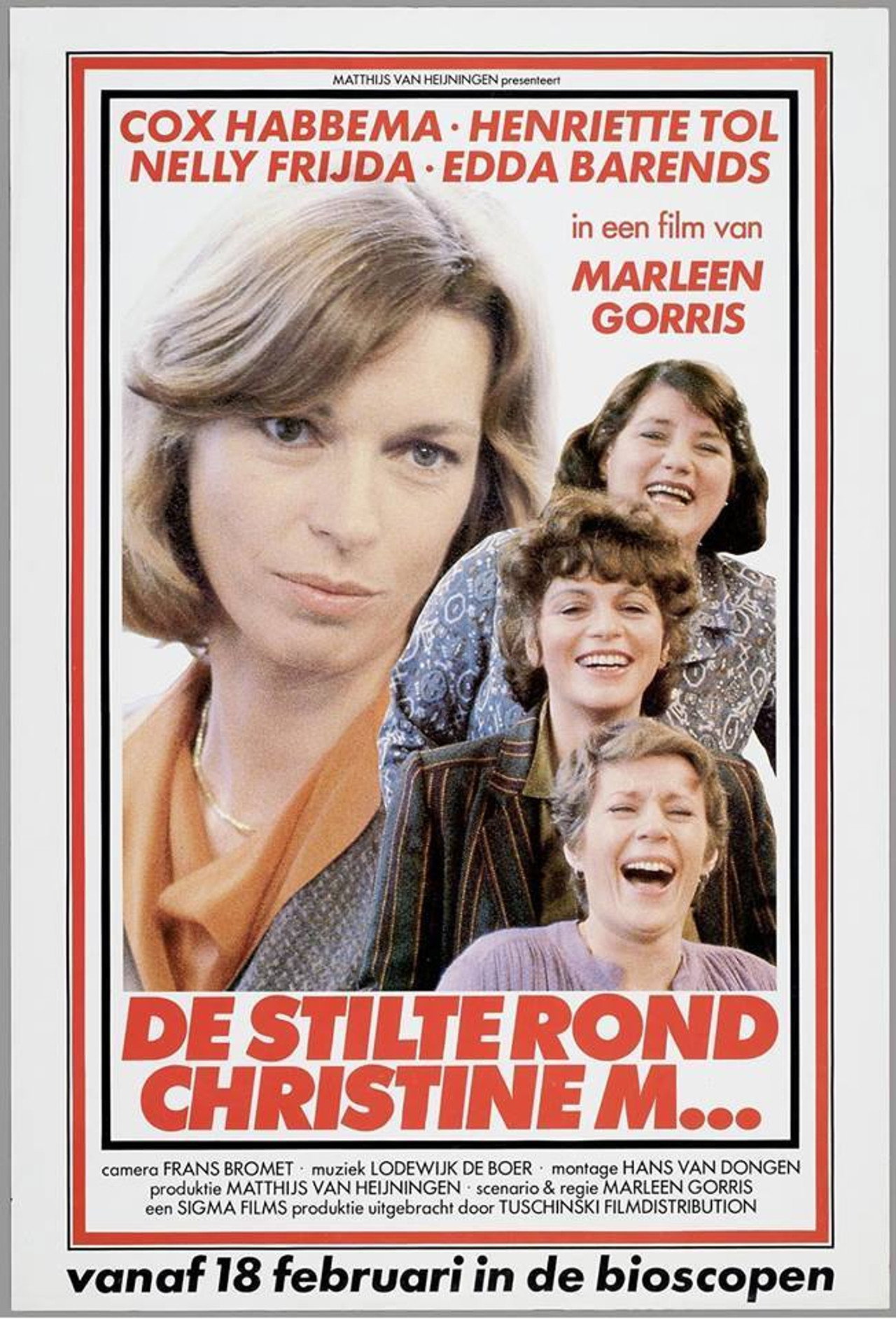 De stilte rond Christine M. filmaffisch