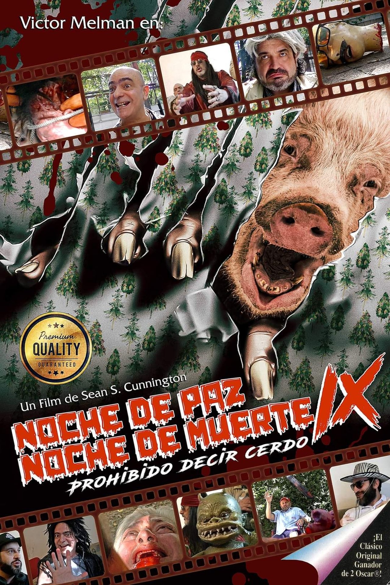 Noche de Paz Noche de Muerte IX Prohibido decir Cerdo poster