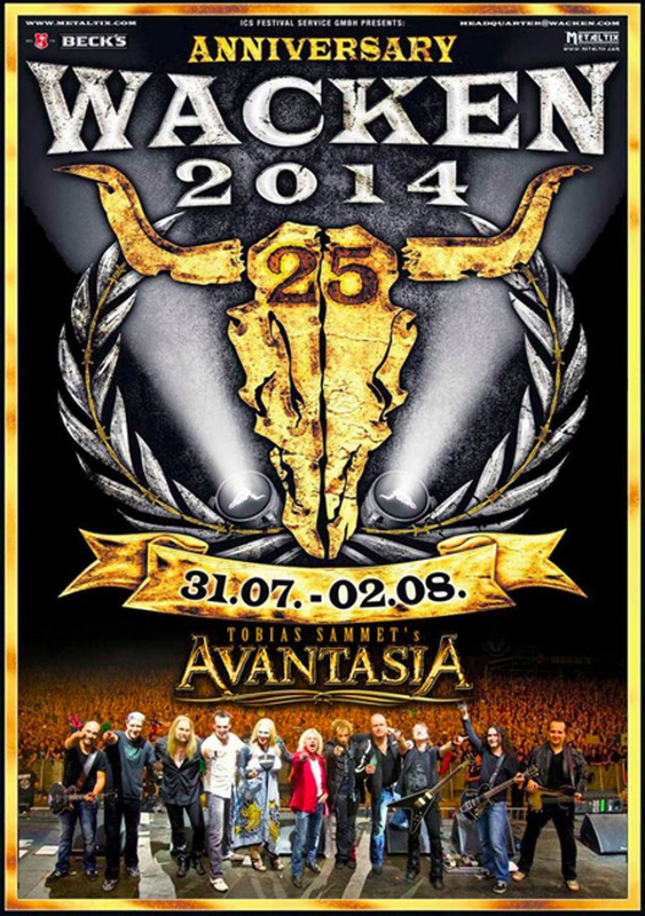 Tobias Sammet's Avantasia: Wacken Open Air 2014 filmaffisch