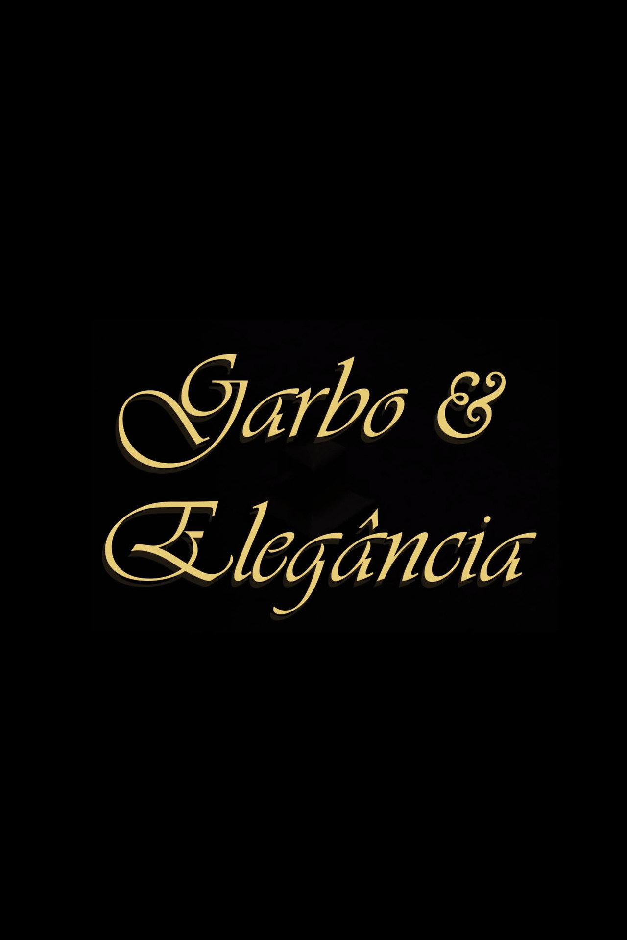 Garbo & Elegância filmaffisch