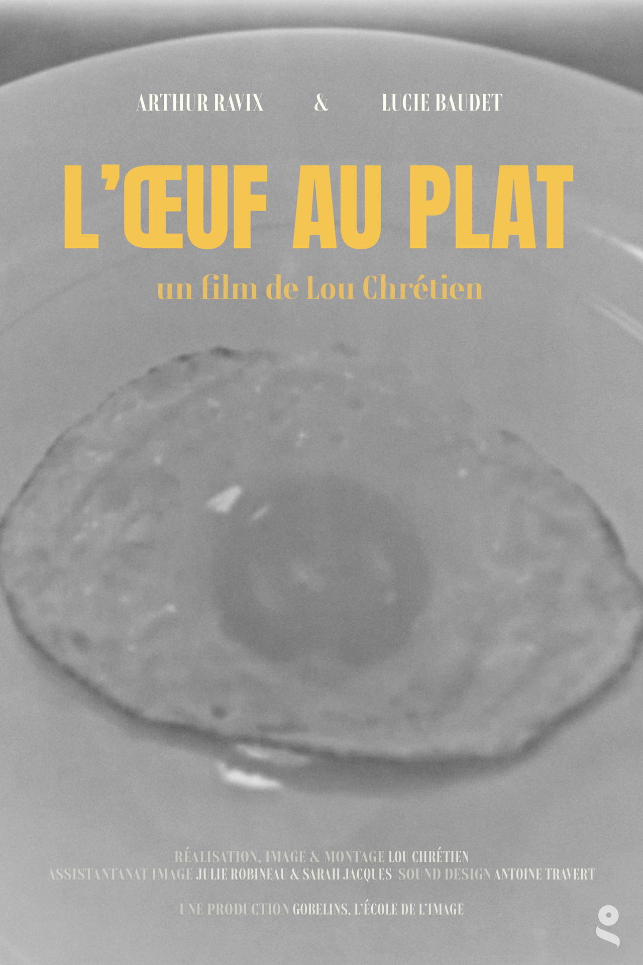 L'Oeuf au plat poster