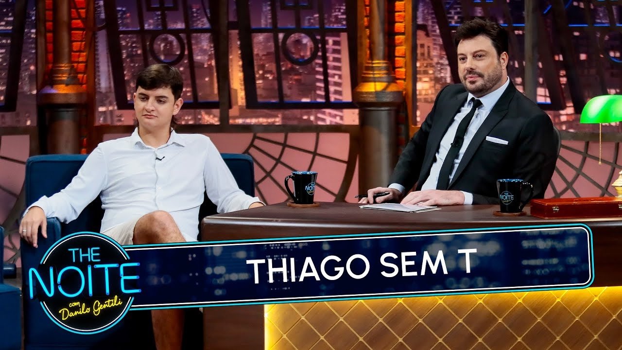 The Noite com Danilo Gentili - Season 12 Episode 95 : Thiago sem T