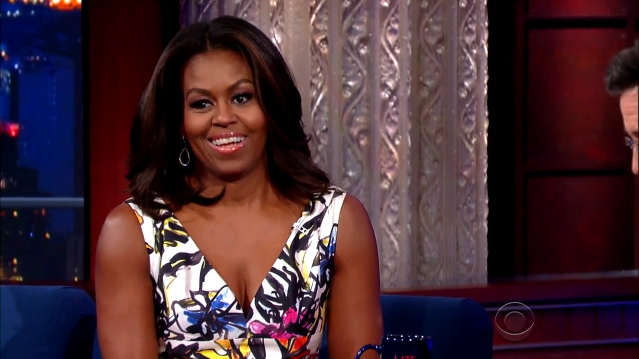 The Late Show with Stephen Colbert - Season 1 Episode 15 : First Lady Michelle Obama, John Legend