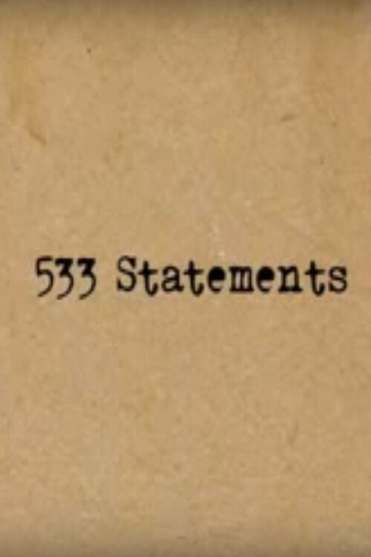 533 Statements Backdrop