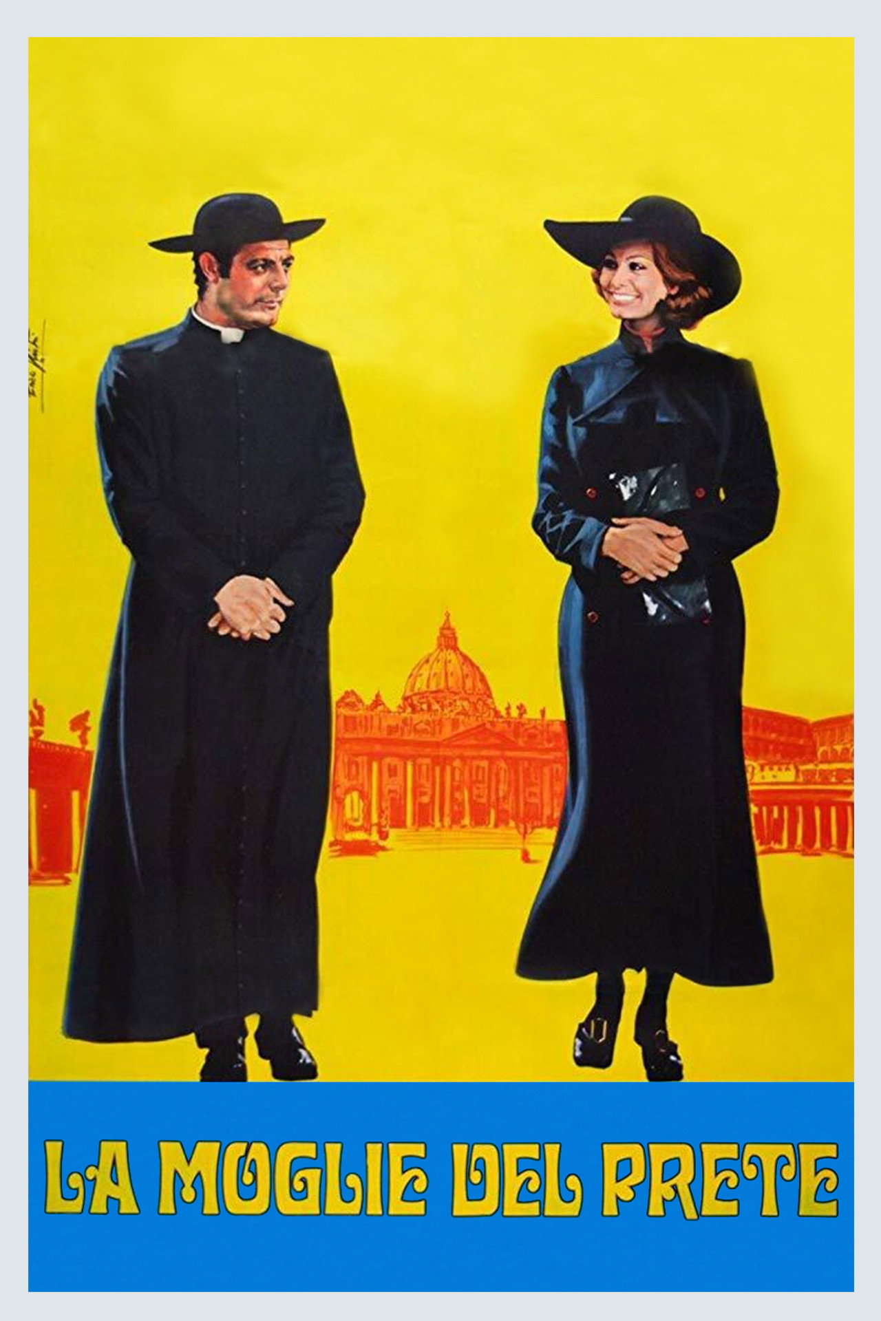 La moglie del prete filmaffisch