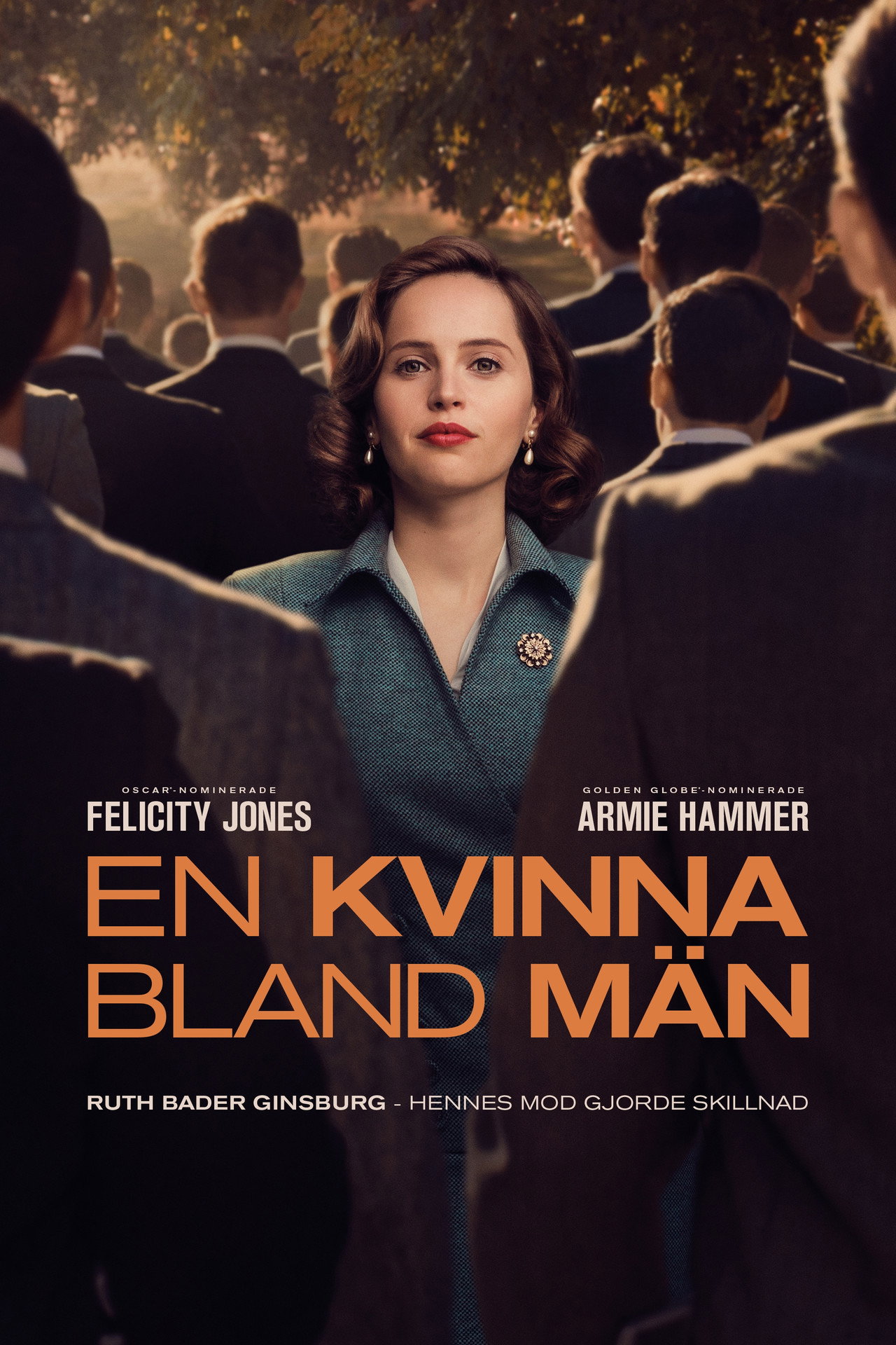 En kvinna bland män filmaffisch