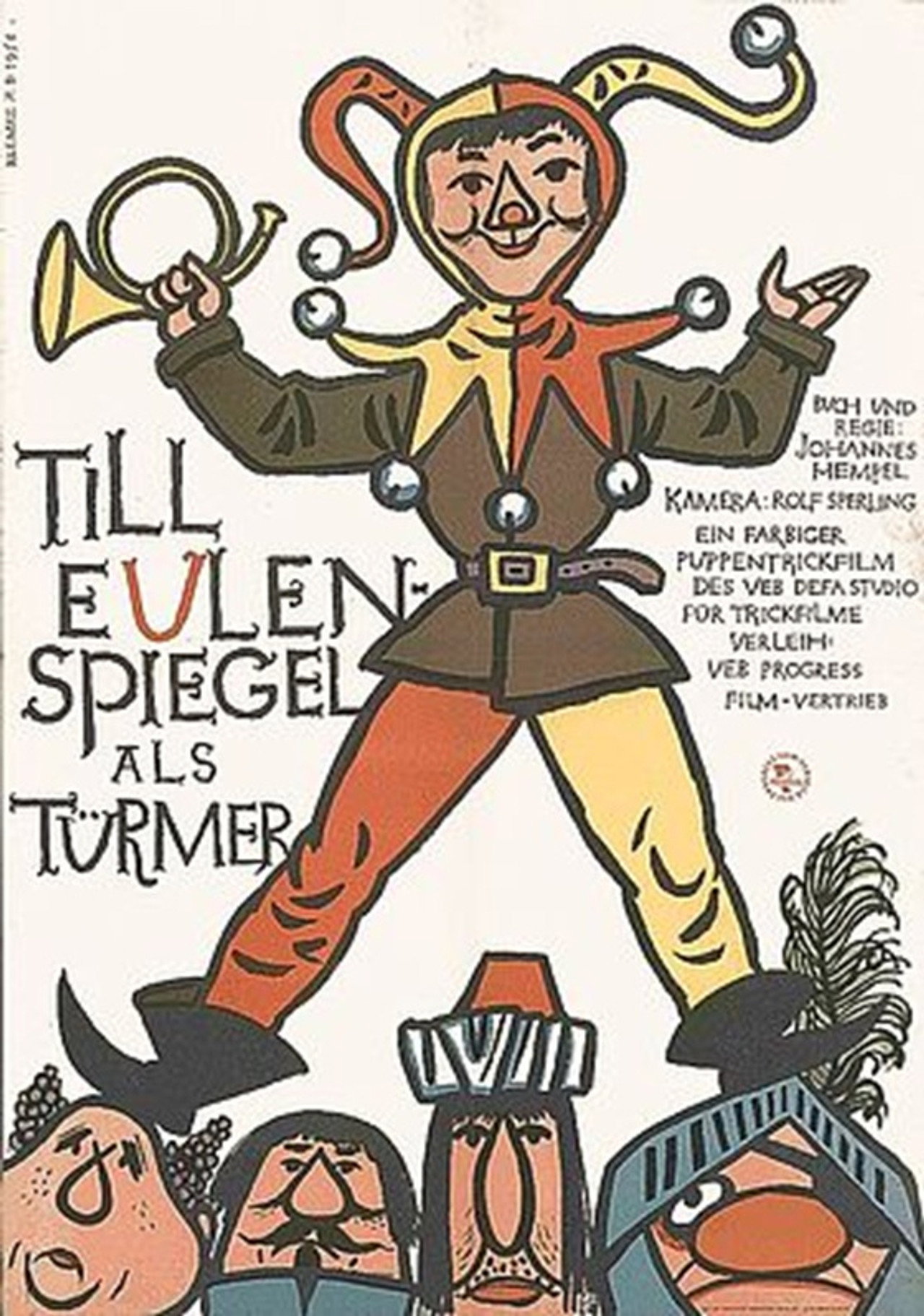 Till Eulenspiegel als Türmer Backdrop